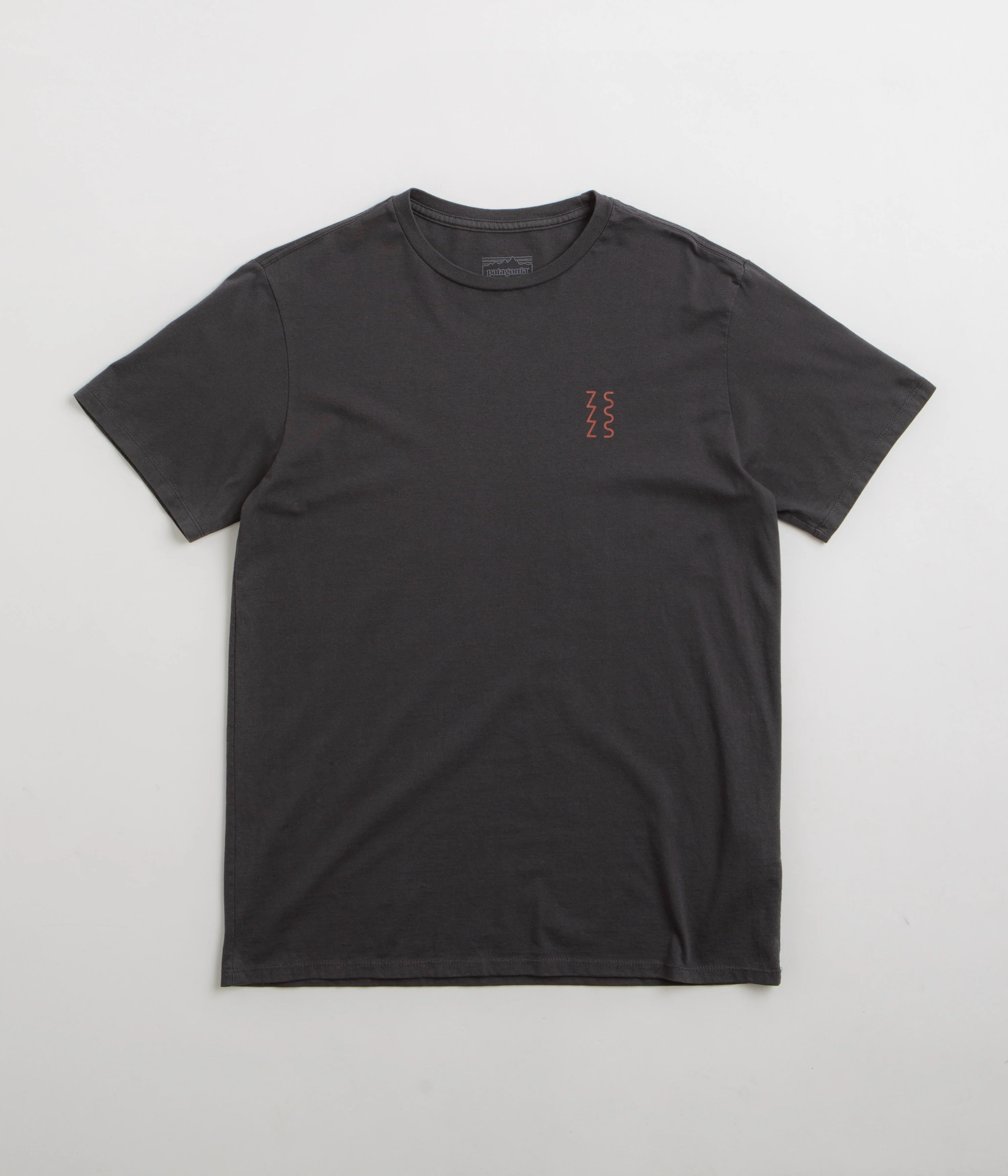 Patagonia Dawn Tracks Organic T-Shirt - Ink Black - Image 2