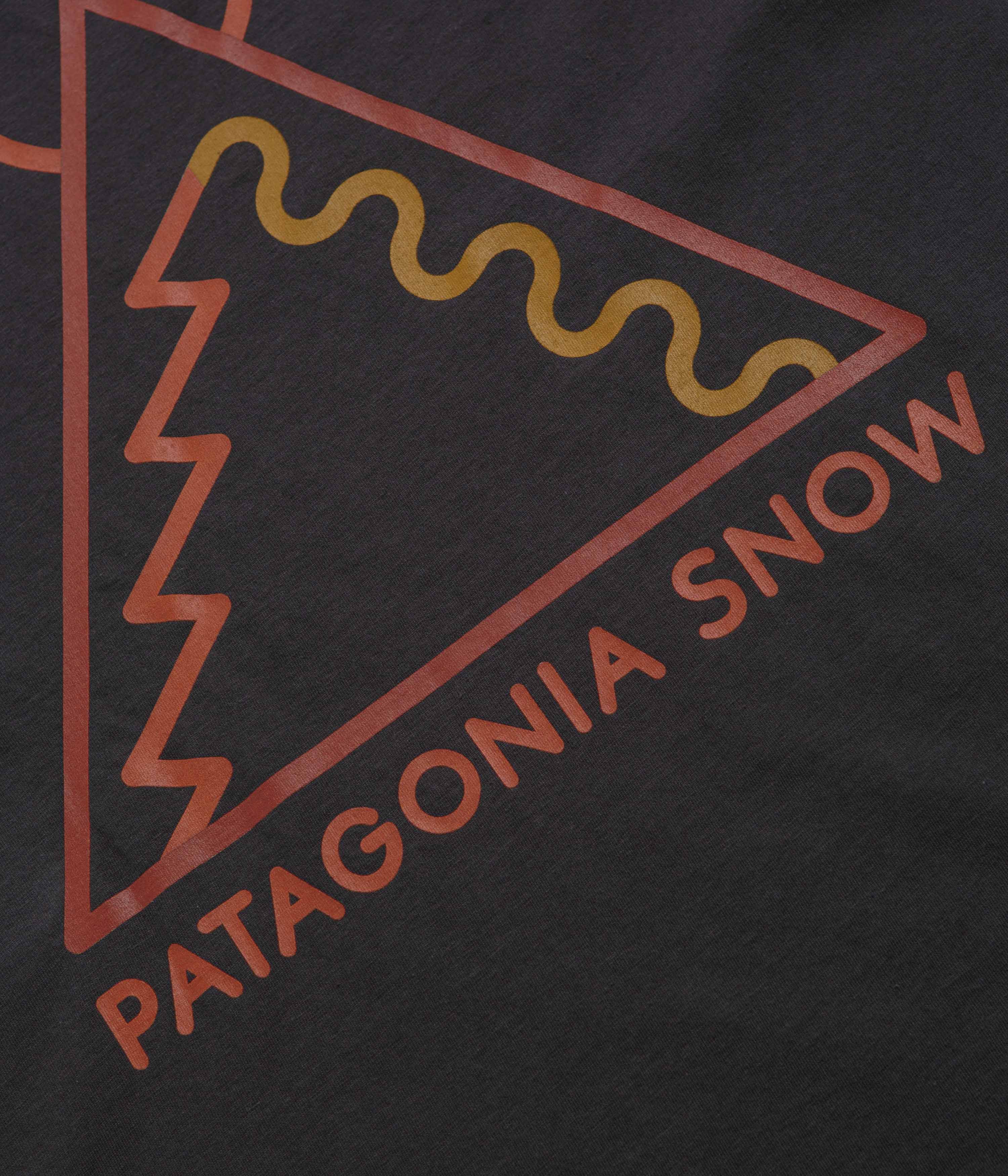 Patagonia Dawn Tracks Organic T-Shirt - Ink Black - Image 5