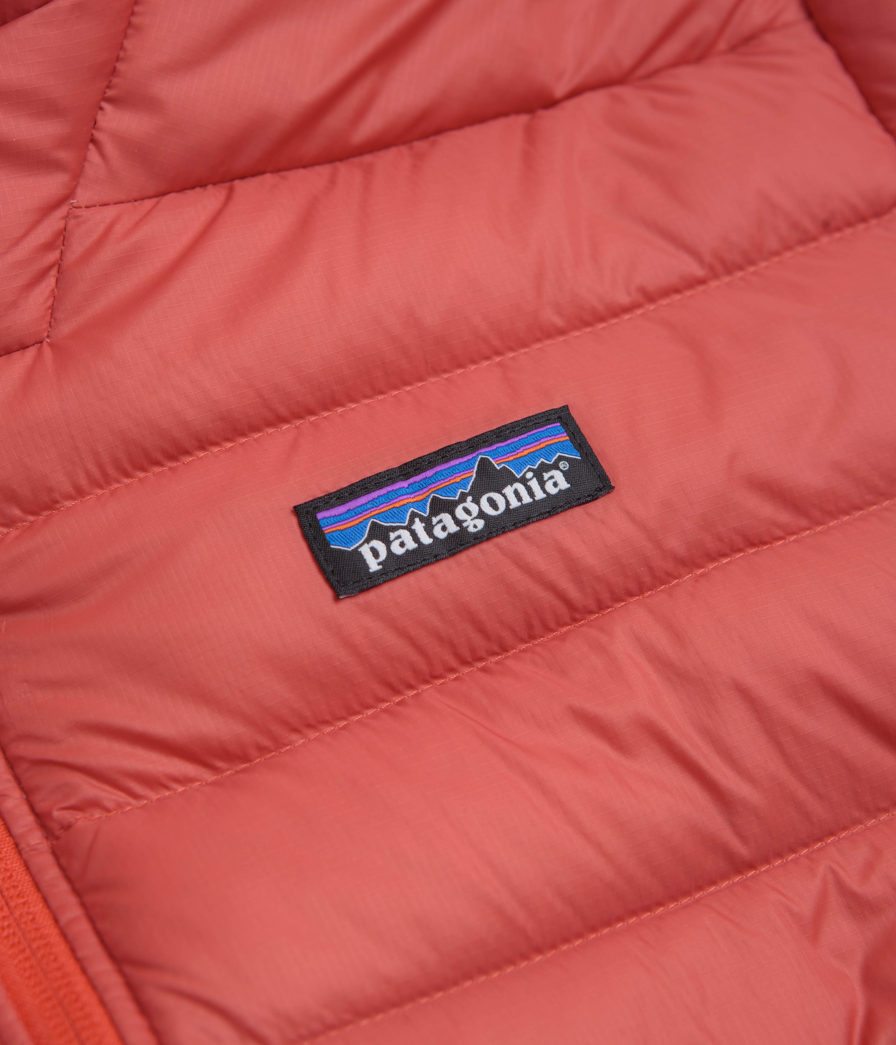 Patagonia Down Sweater Hoodie Jacket - Amanita Red - Image 4