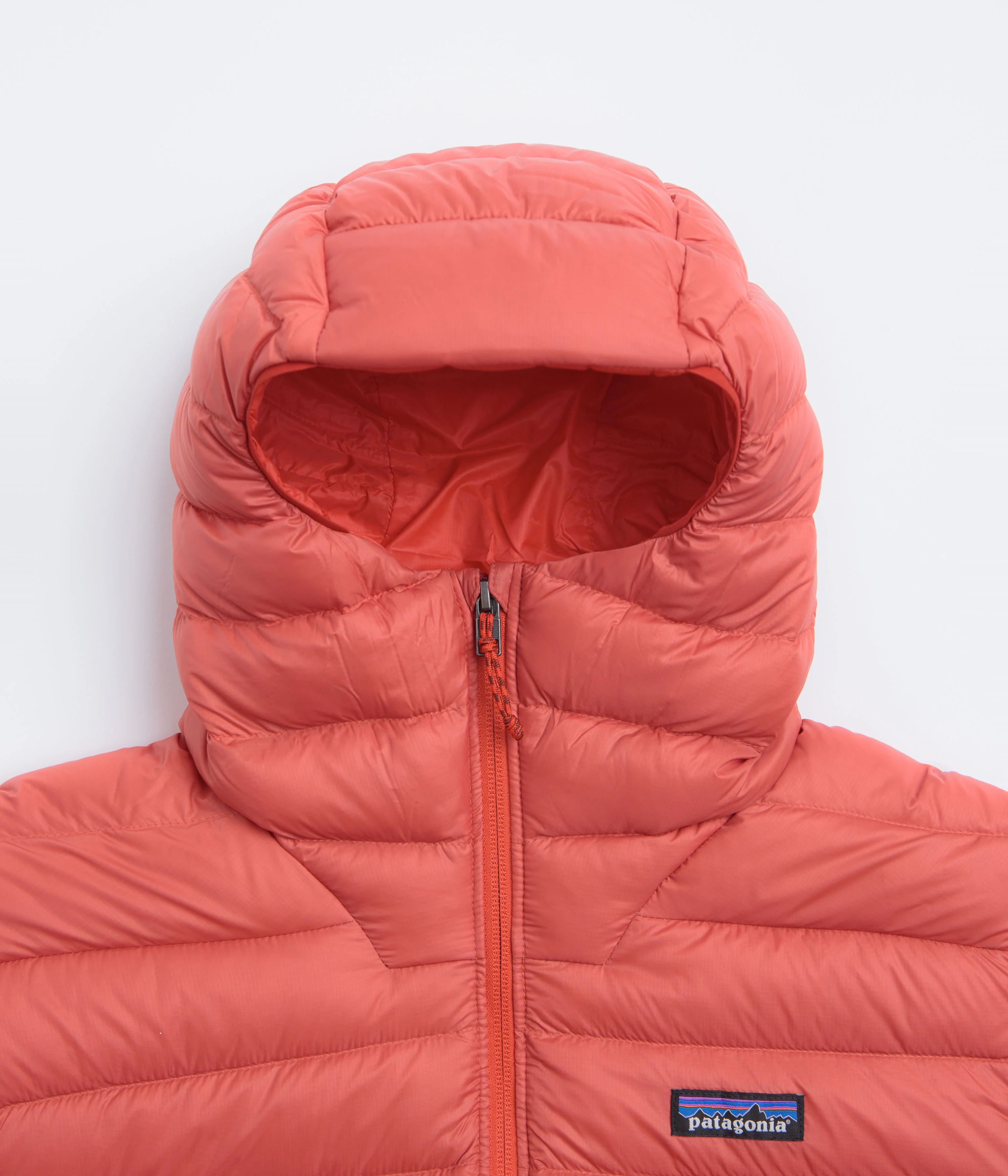 Patagonia Down Sweater Hoodie Jacket - Amanita Red - Image 5