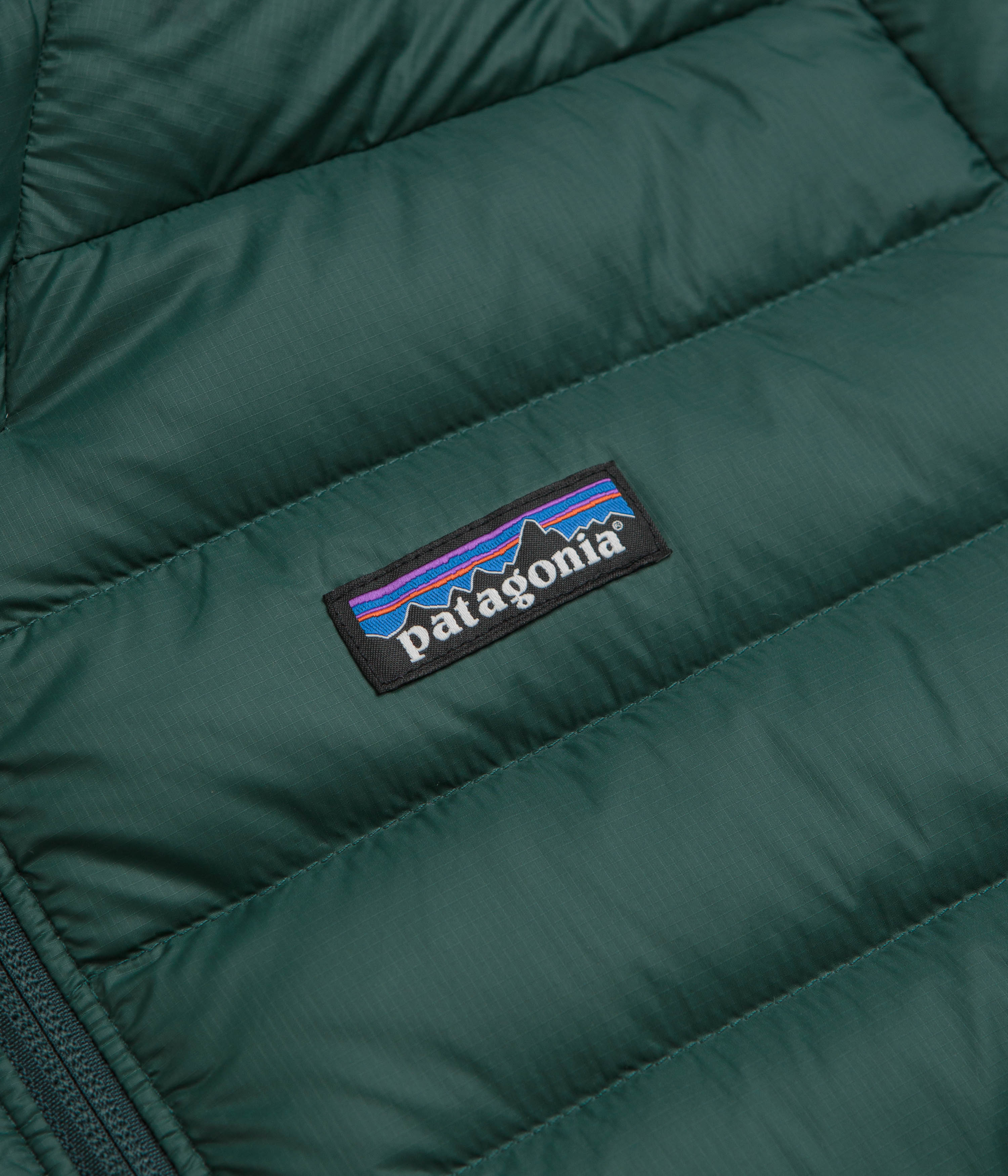 Patagonia Down Sweater Hoodie Jacket - Cascade Green - Image 5