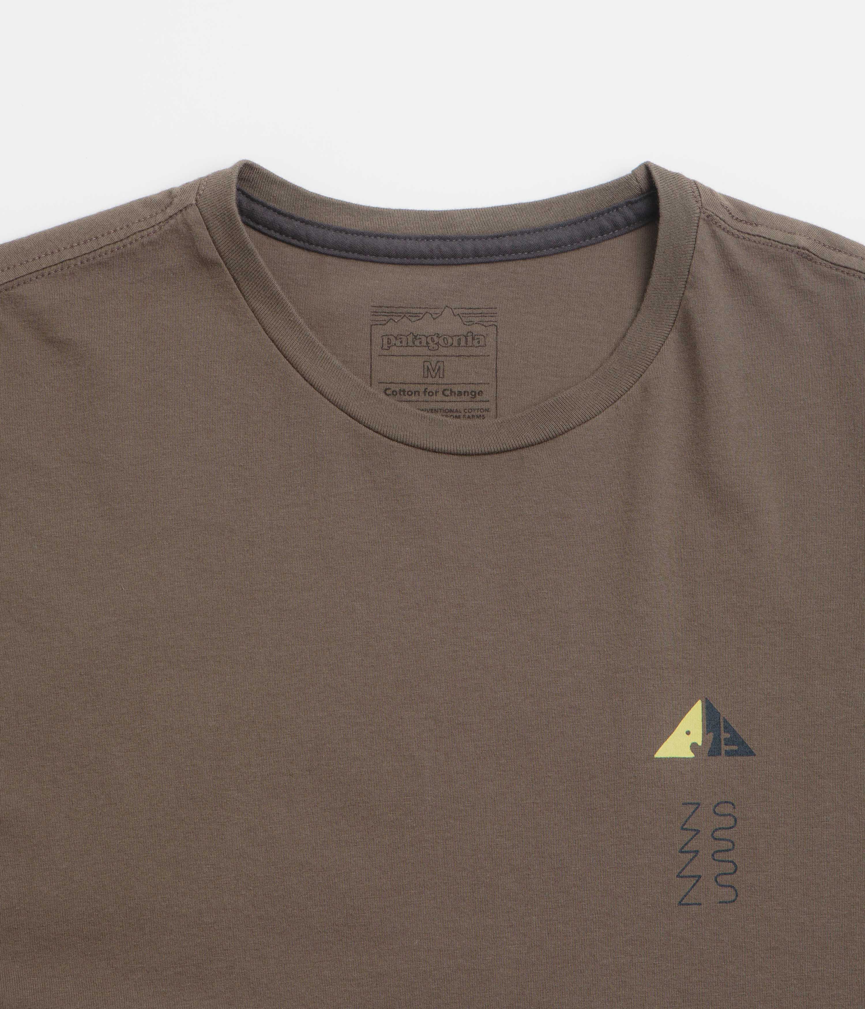 Patagonia Driftways Organic T-Shirt - Marlow Brown - Image 3