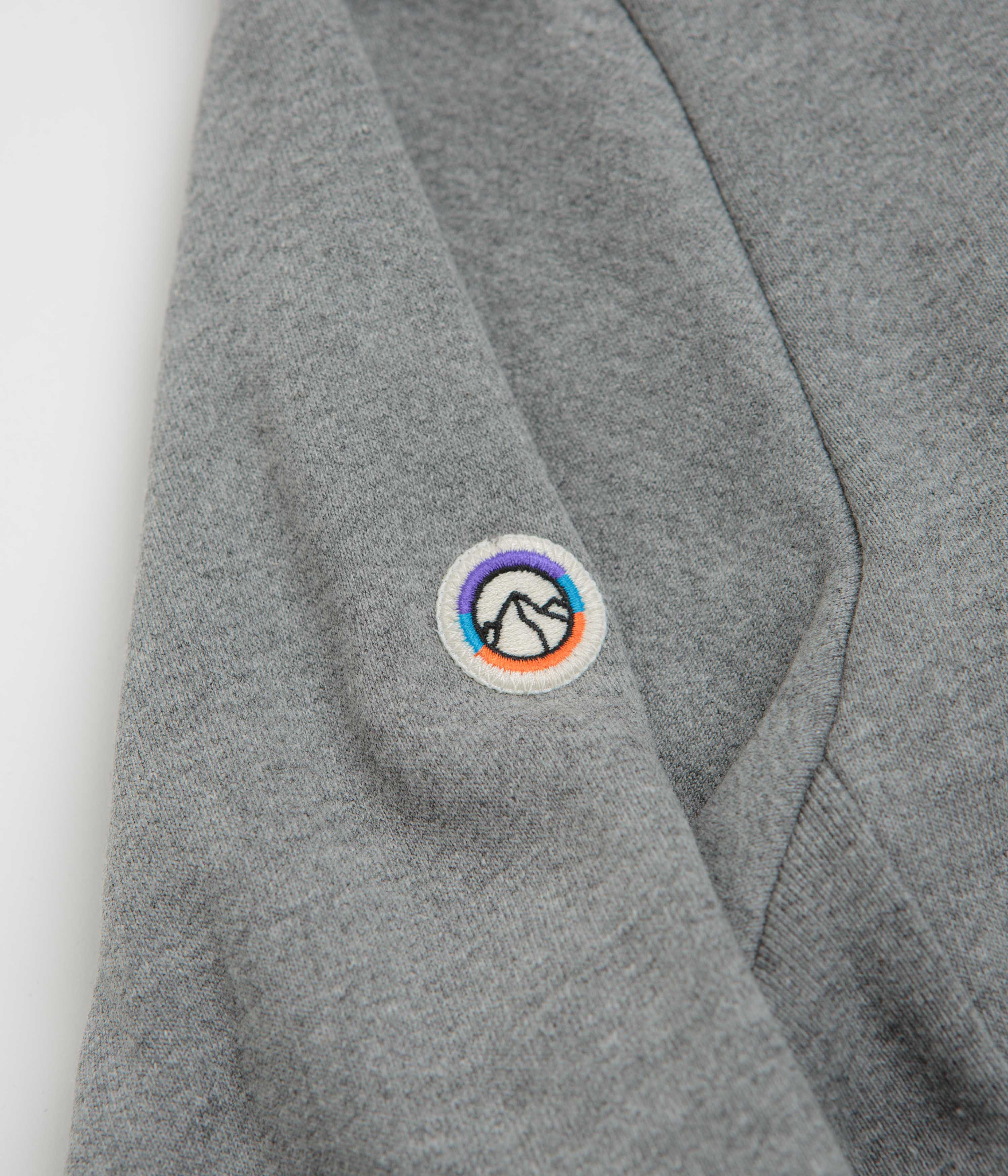 Patagonia Fitz Roy Icon Uprisal Crewneck Sweatshirt - Gravel Heather - Image 4