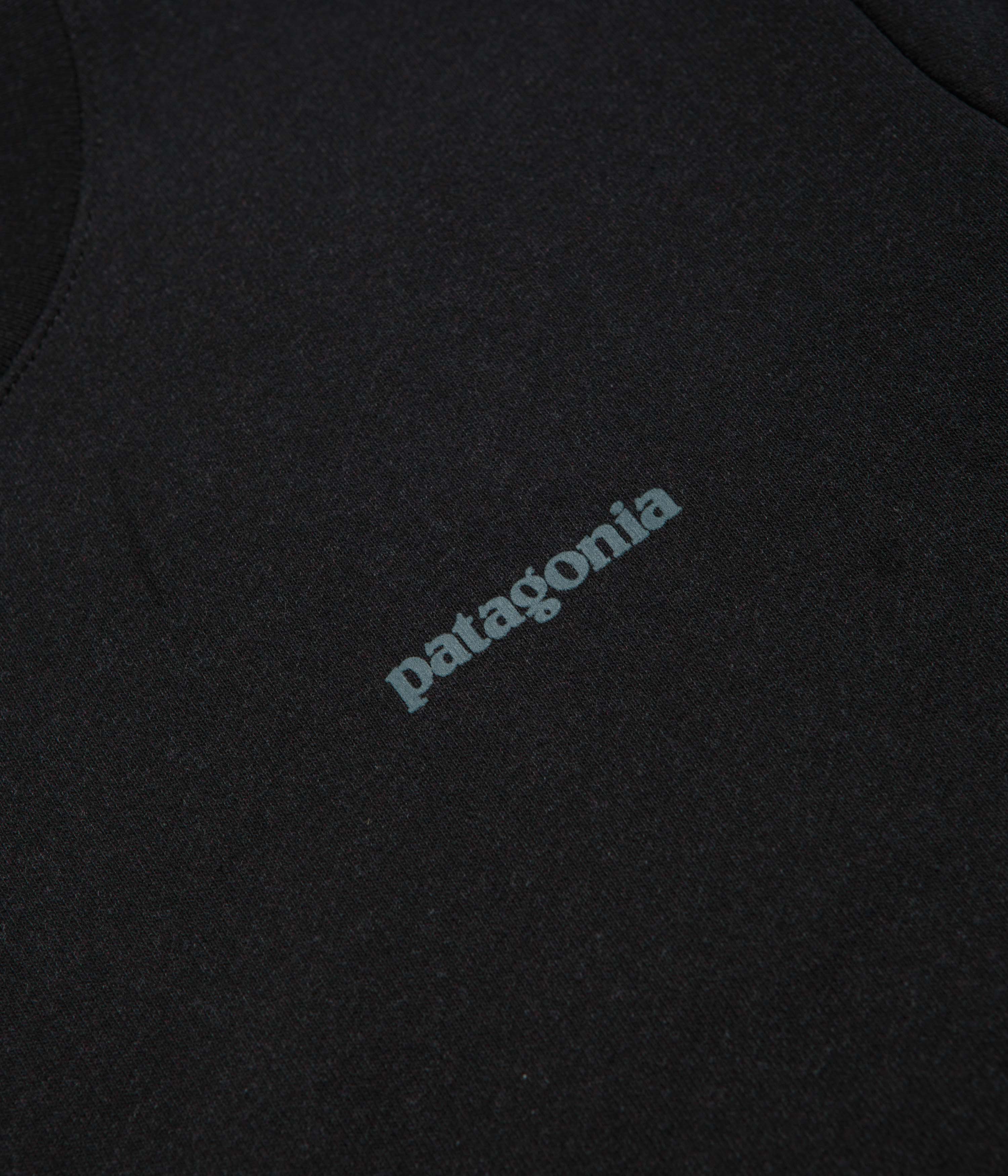 Patagonia Fitz Roy Icon Uprisal Crewneck Sweatshirt - Ink Black - Image 3