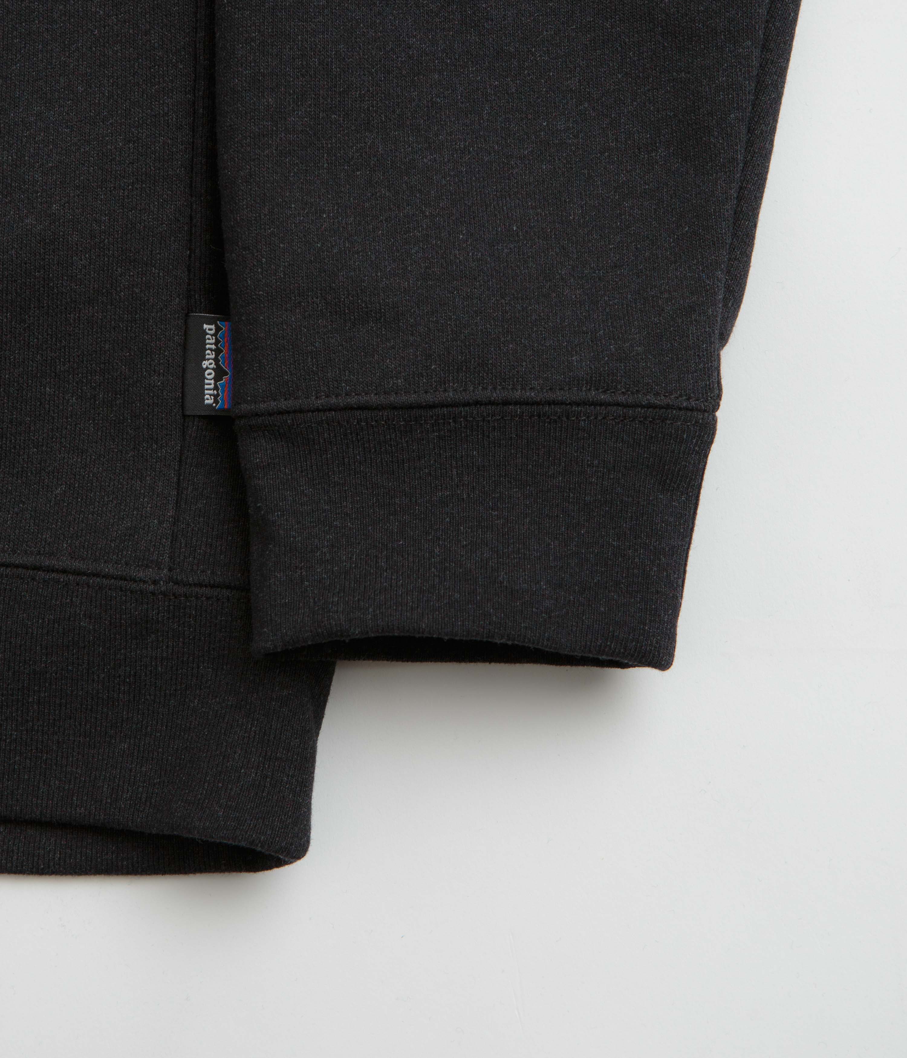 Patagonia Fitz Roy Icon Uprisal Crewneck Sweatshirt - Ink Black - Image 4