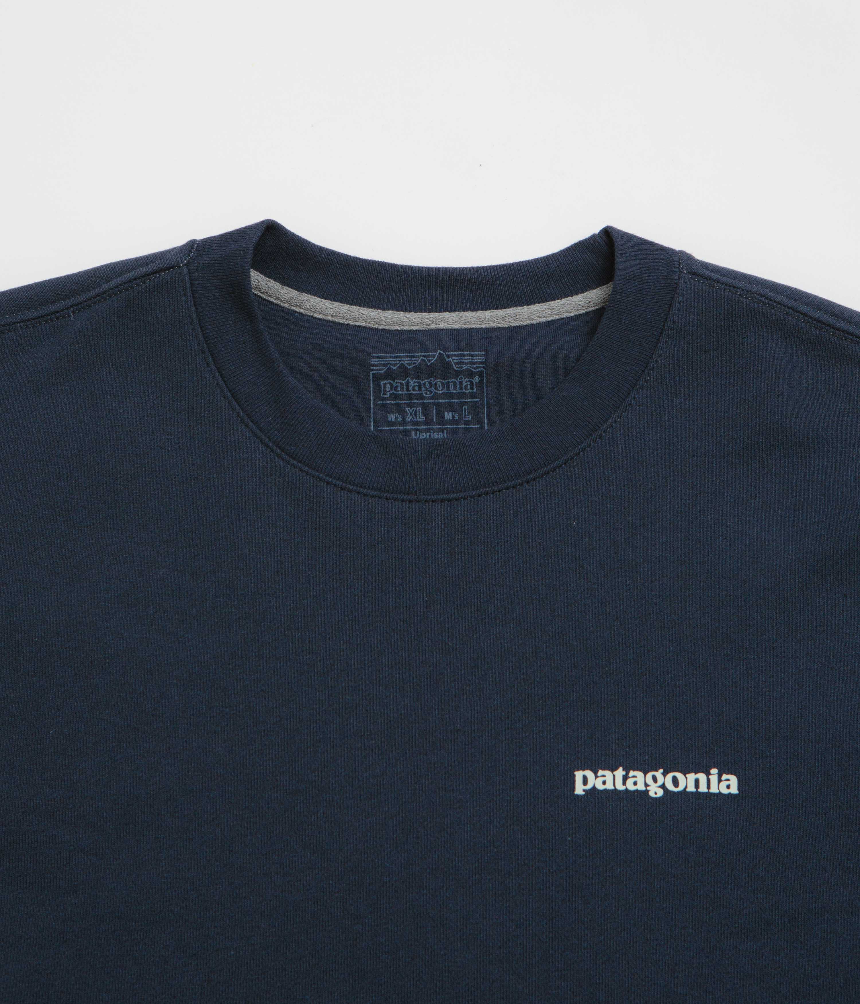 Patagonia Fitz Roy Icon Uprisal Crewneck Sweatshirt - New Navy - Image 3