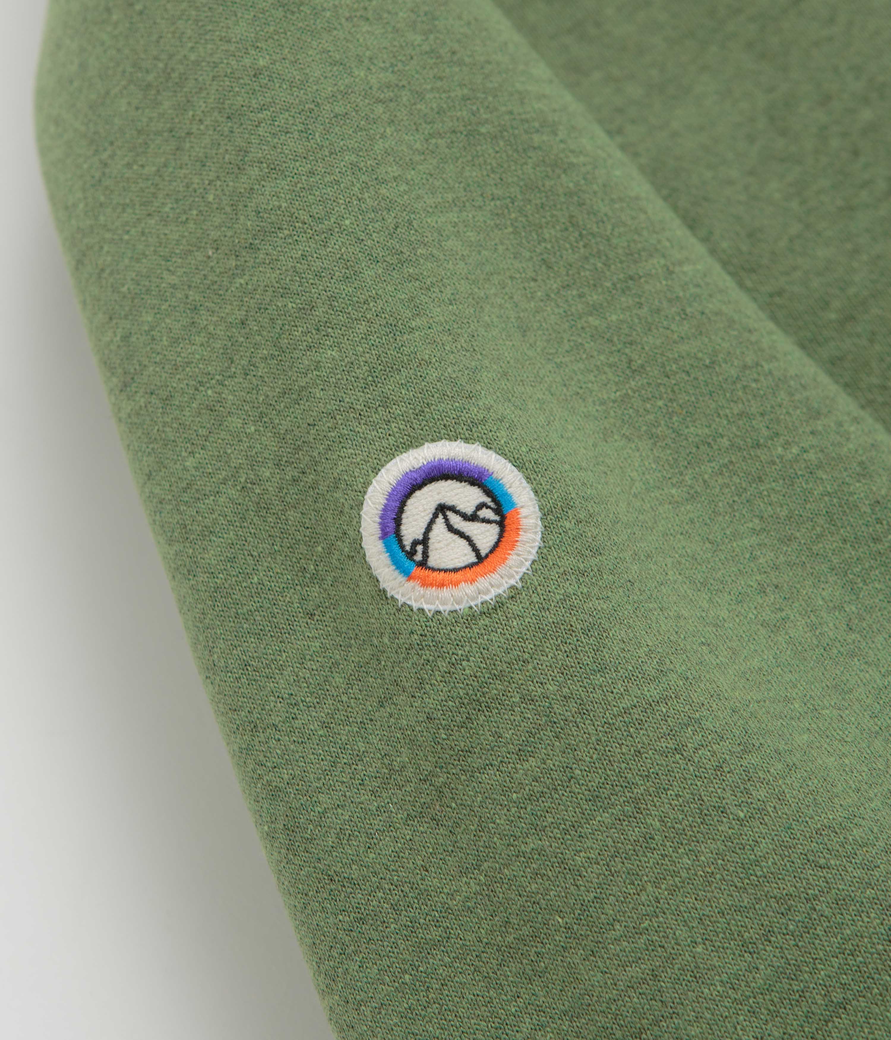 Patagonia Fitz Roy Icon Uprisal Crewneck Sweatshirt - Terrain Green - Image 4