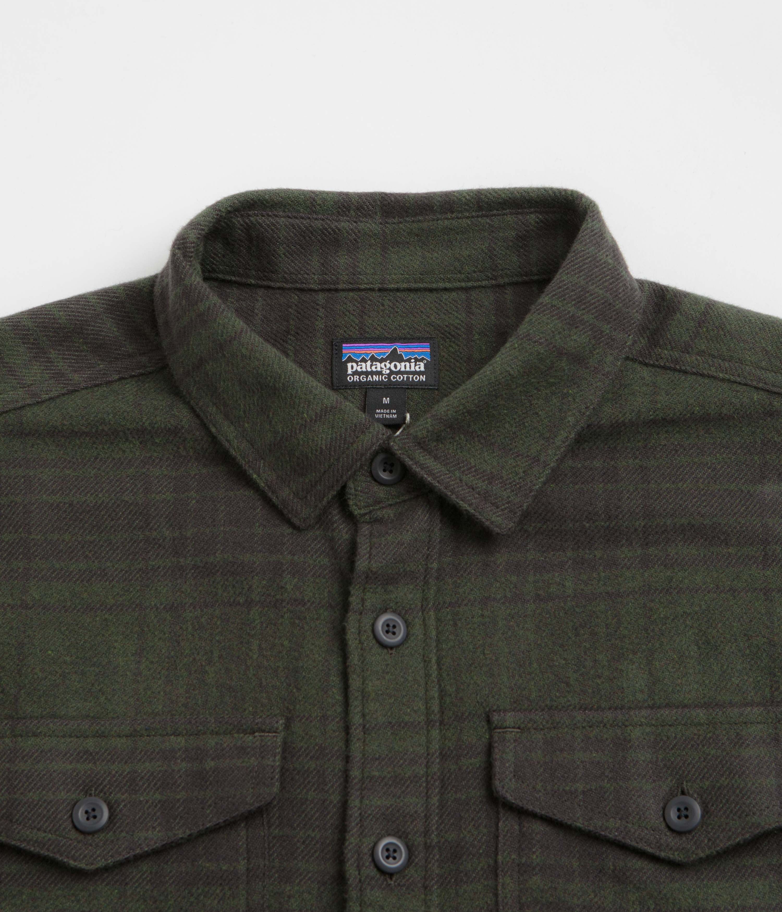 Patagonia Fjord Flannel Shirt - Cascade: Basin Green - Image 2