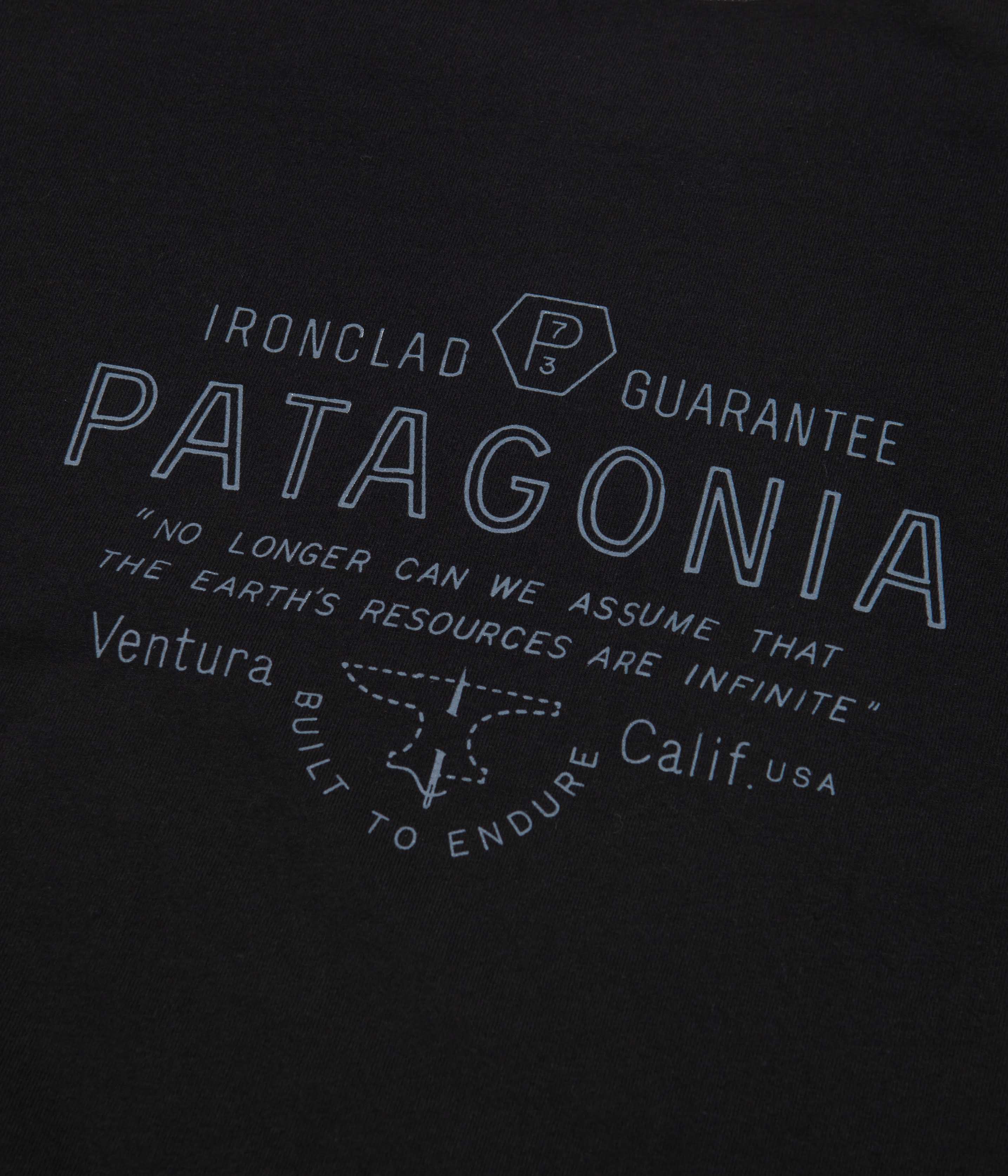 Patagonia Forge Mark Responsibili-Tee T-Shirt - Black - Image 7