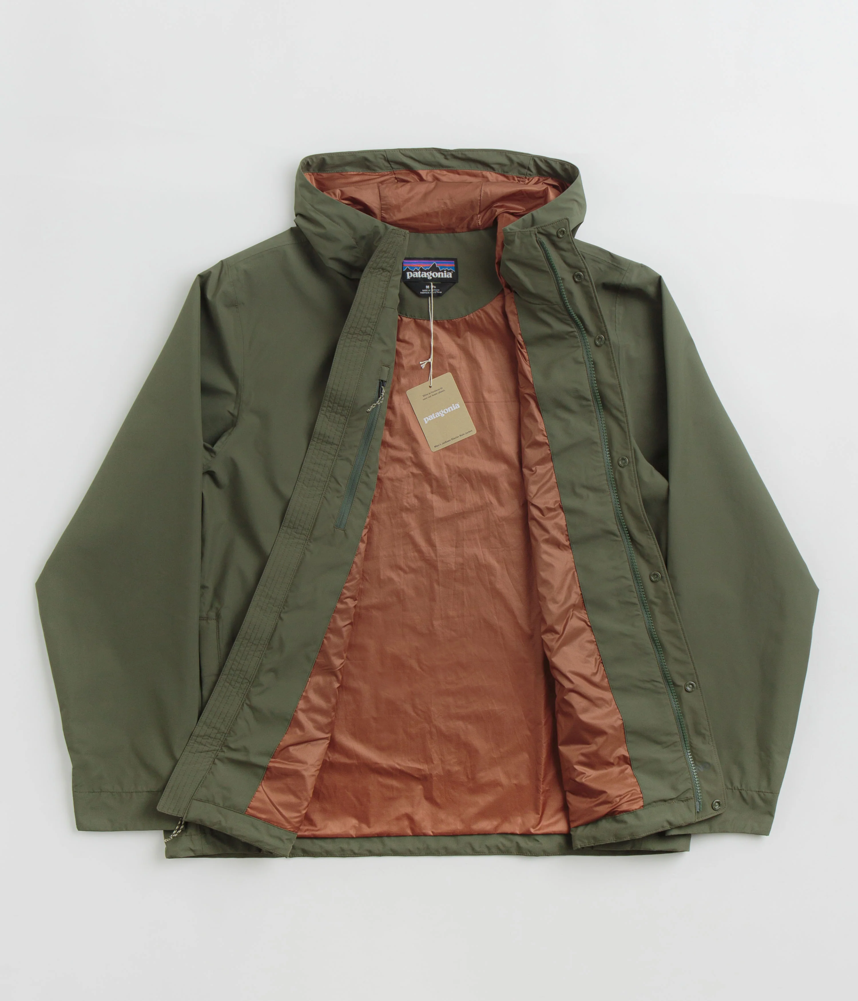 Patagonia Jackson Glacier Rain Jacket - Basin Green - Image 5