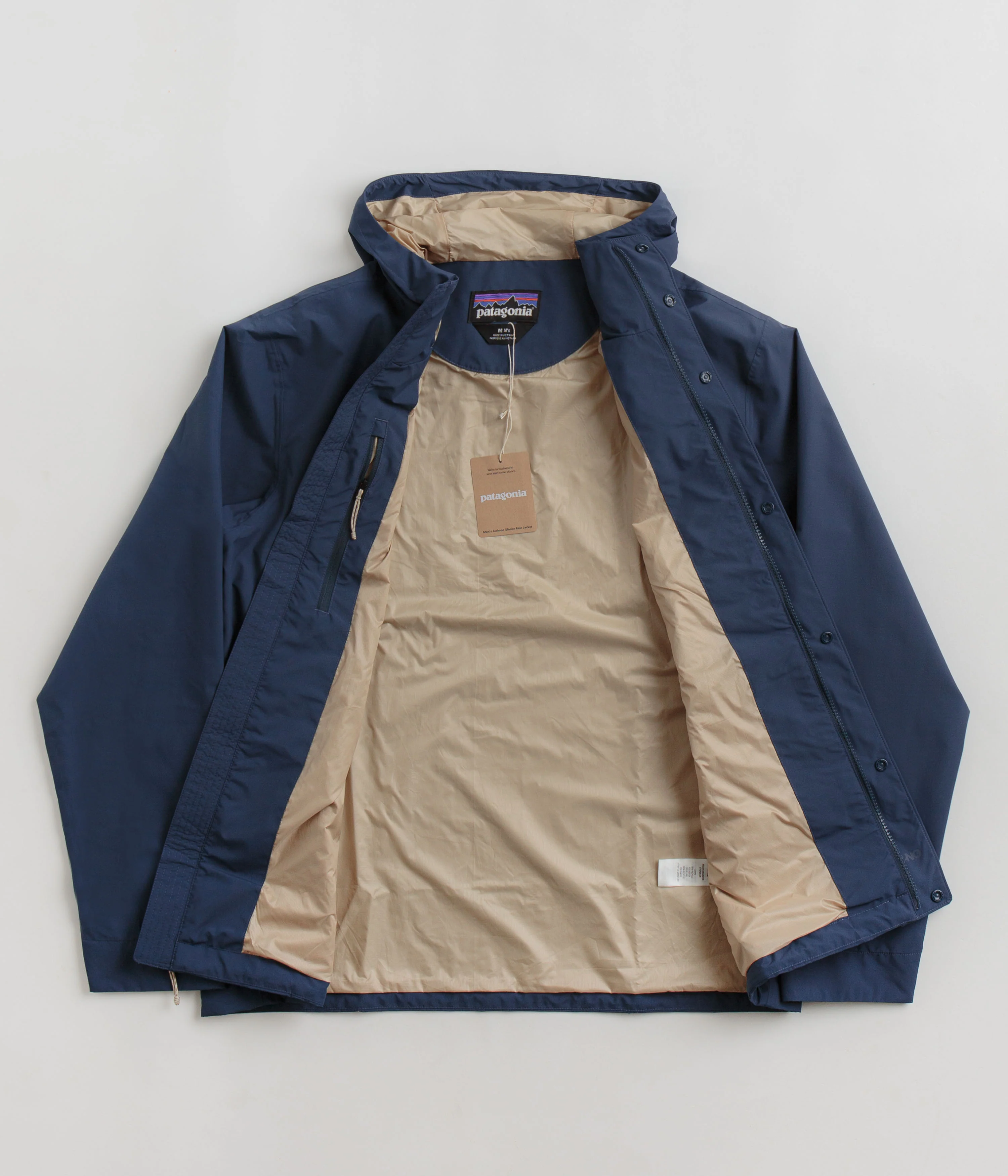 Patagonia Jackson Glacier Rain Jacket - Tidepool Blue - Image 5