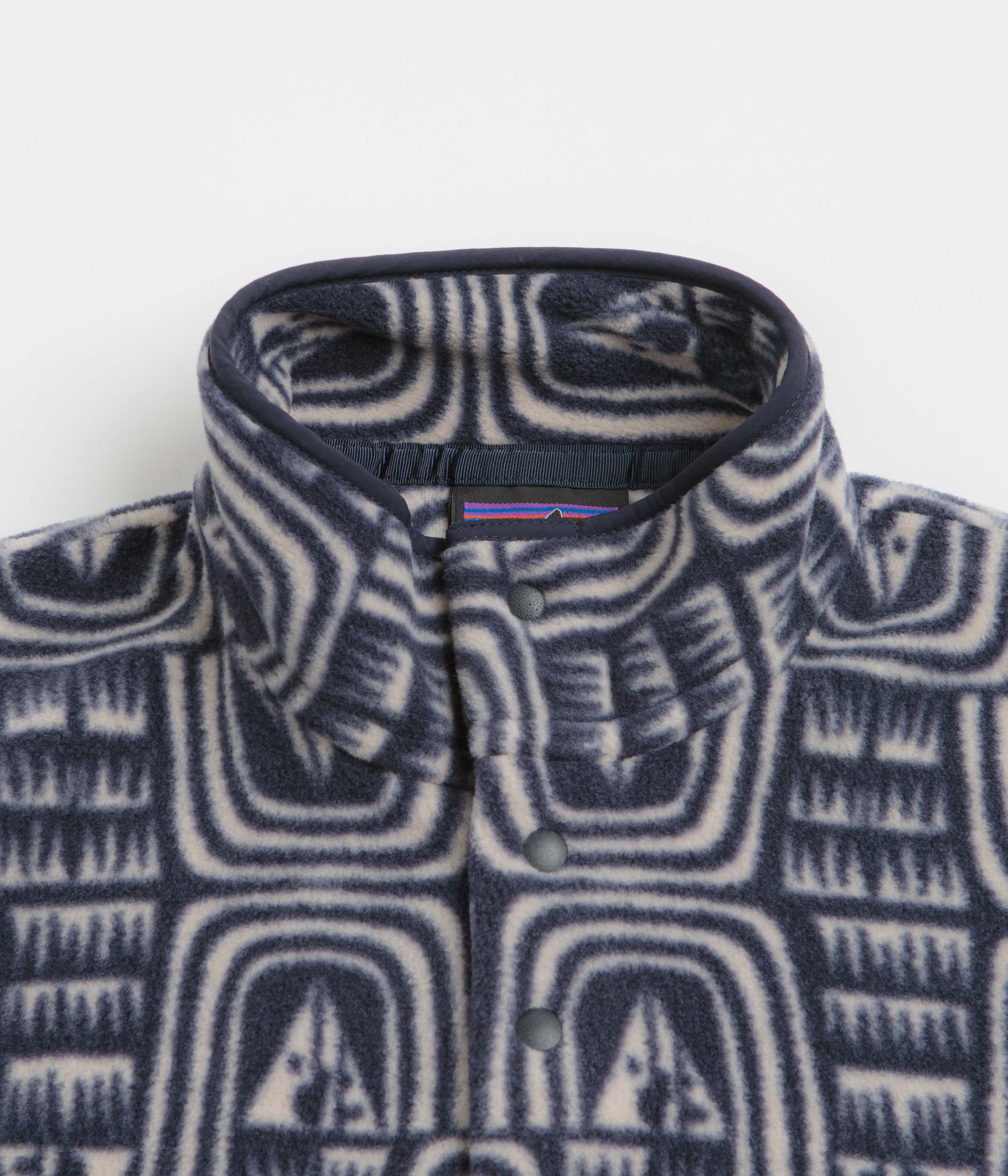Patagonia Lightweight Synchilla Snap-T Fleece - Flow: Sunken Blue - Image 2