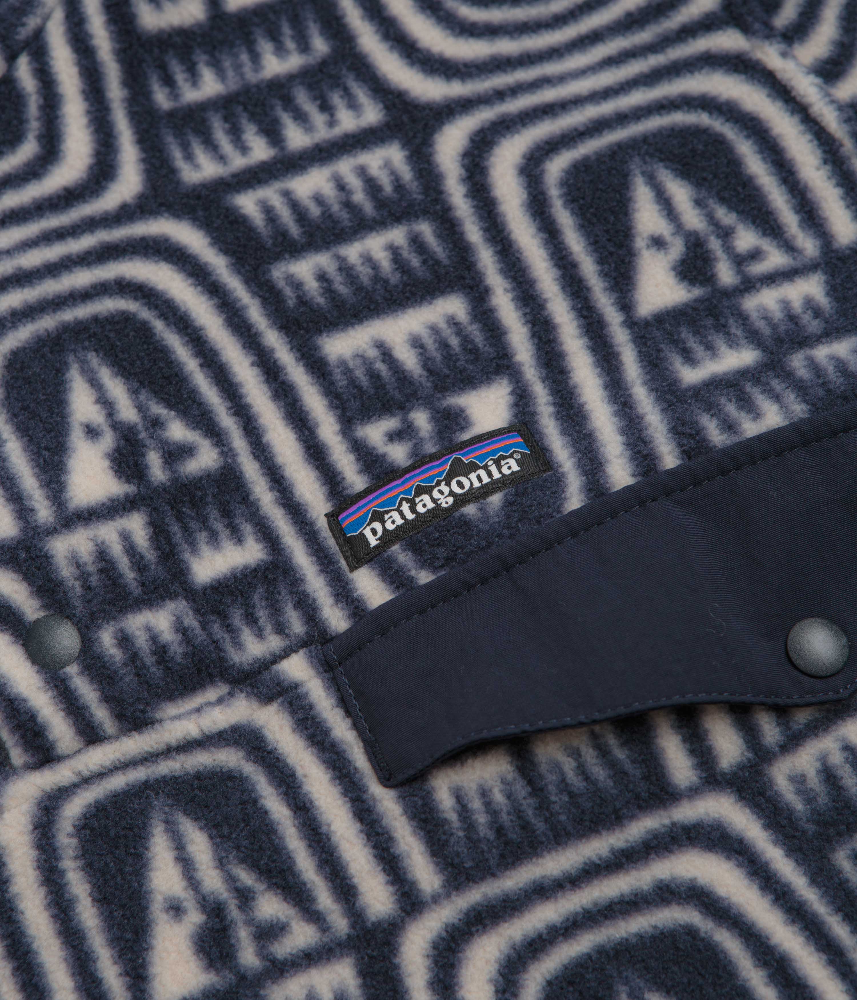 Patagonia Lightweight Synchilla Snap-T Fleece - Flow: Sunken Blue - Image 4