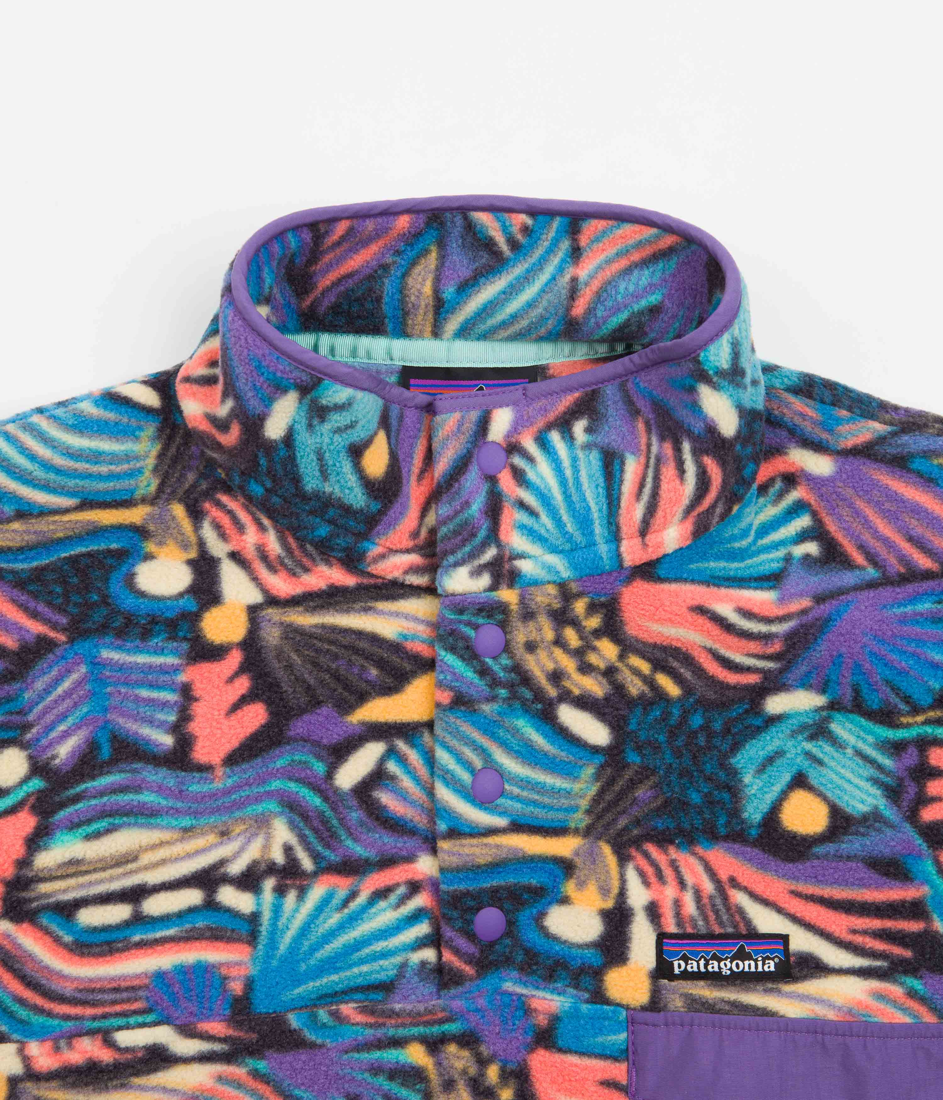 Patagonia Lightweight Synchilla Snap-T Fleece - Joy: Pitch Blue - Image 4