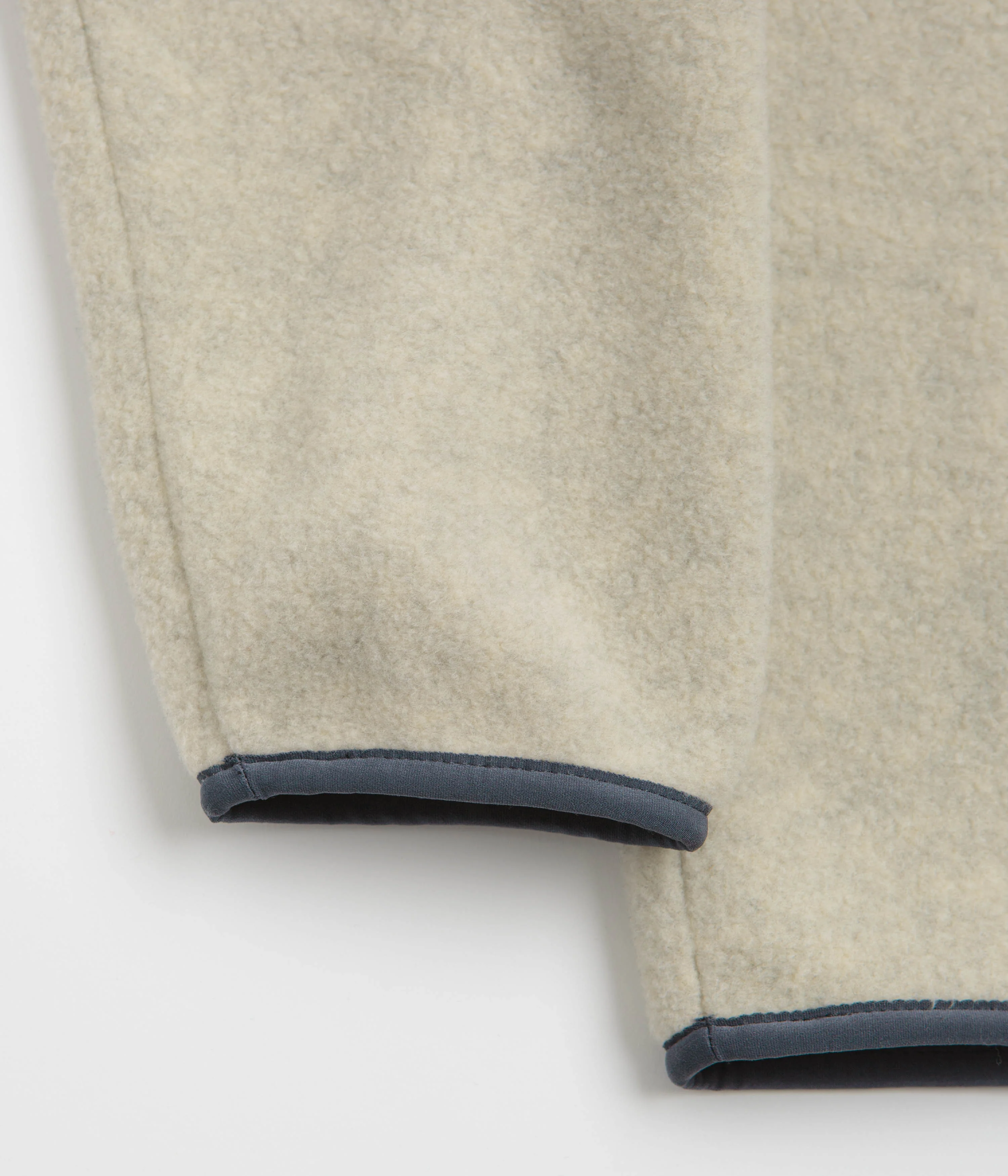 Patagonia Lightweight Synchilla Snap-T Fleece - Oatmeal Heather / Smolder Blue - Image 6