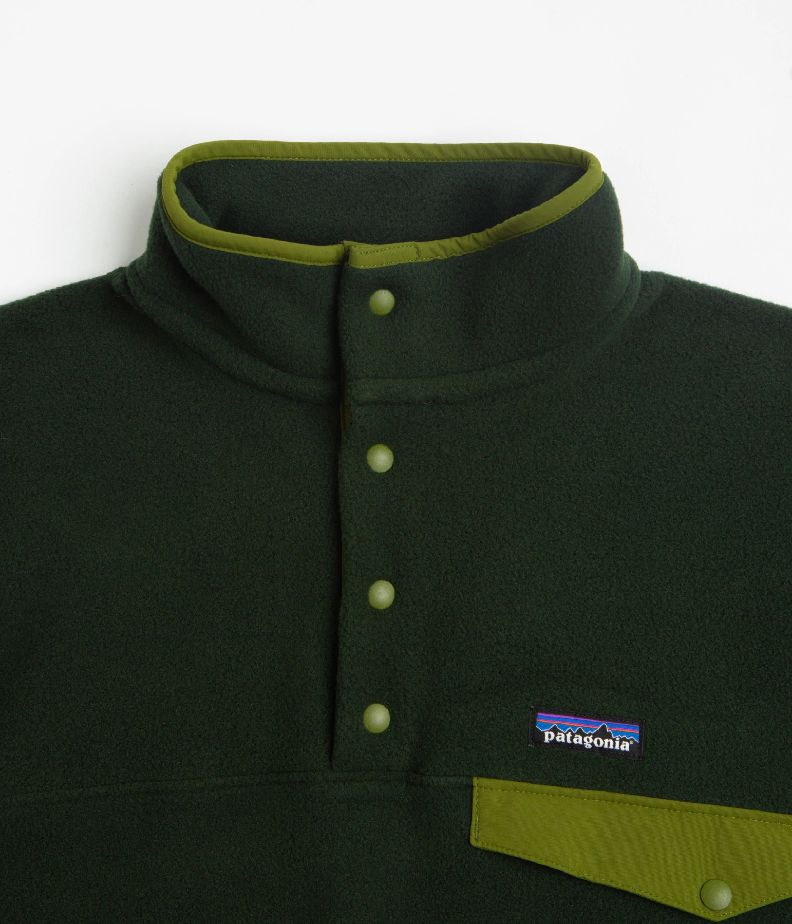 Patagonia Lightweight Synchilla Snap-T Fleece - Old Growth Green - Image 3