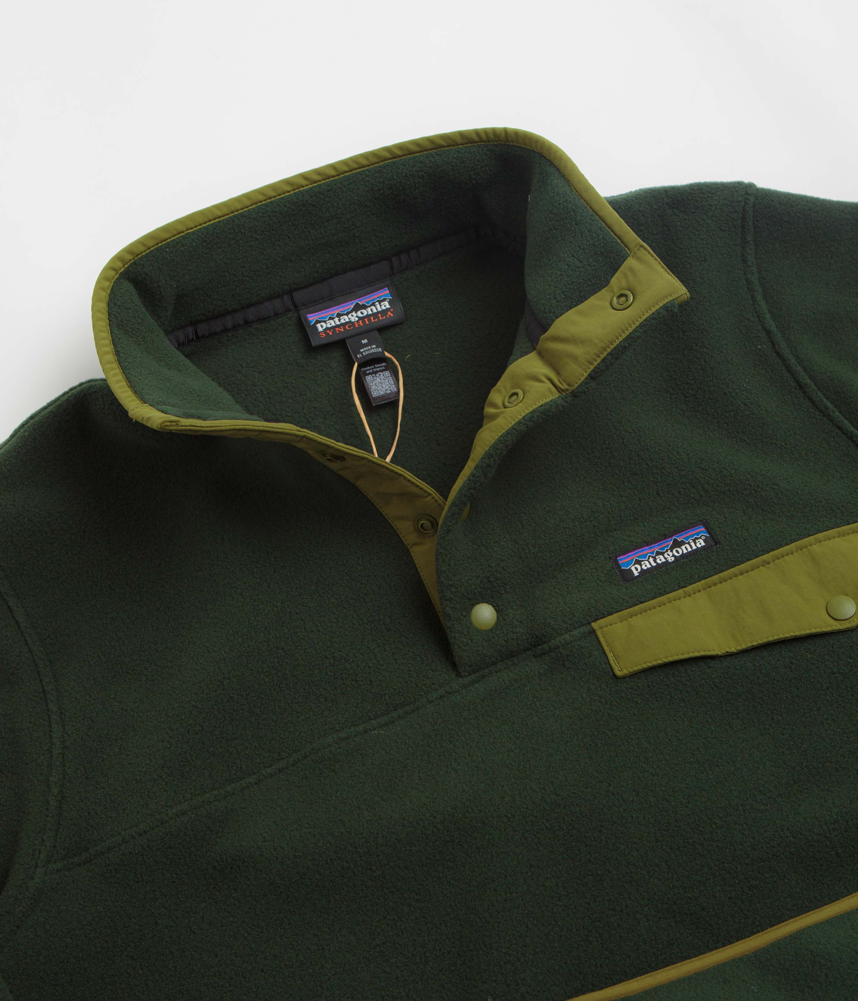 Patagonia Lightweight Synchilla Snap-T Fleece - Old Growth Green - Image 4