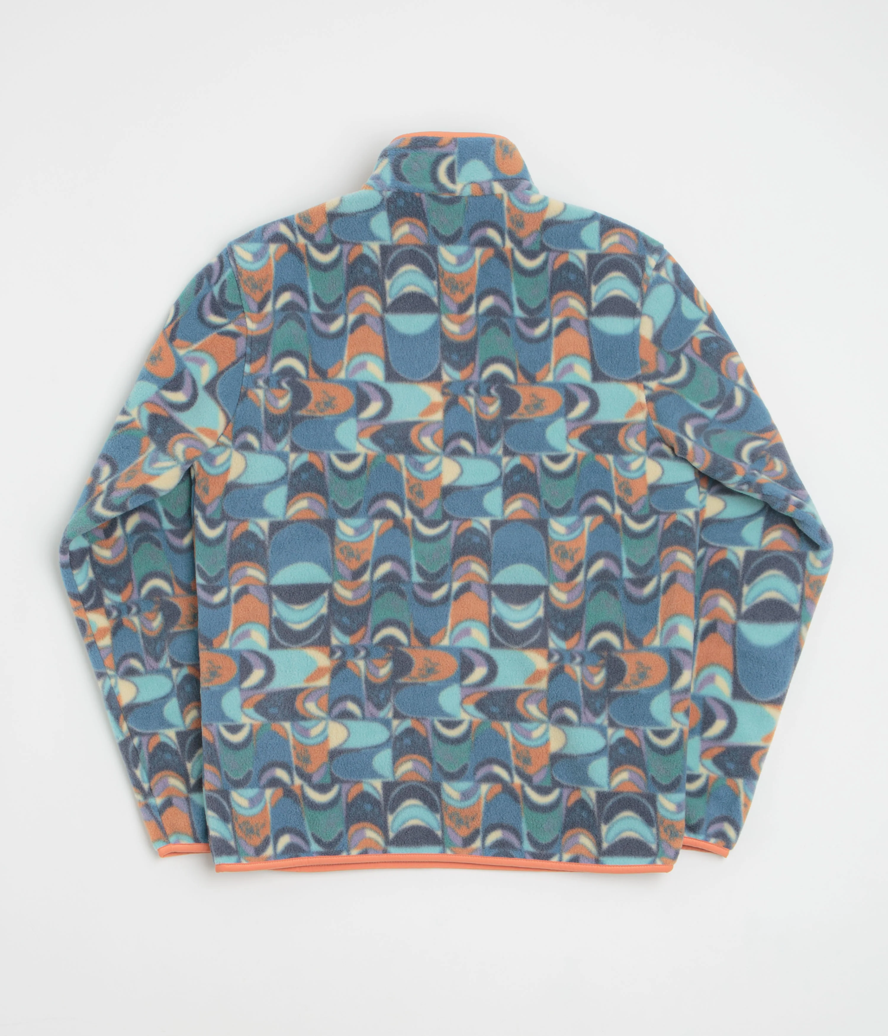 Patagonia Lightweight Synchilla Snap-T Fleece - Swallowtail Geo: Still Blue - Image 2