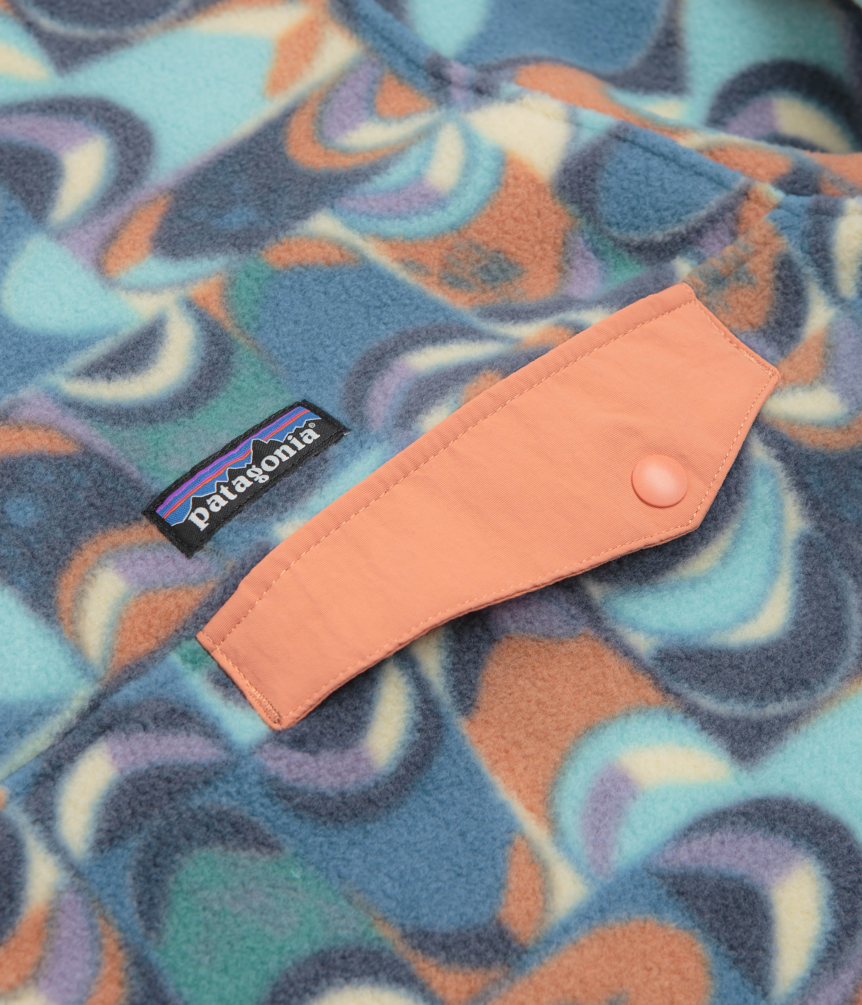 Patagonia Lightweight Synchilla Snap-T Fleece - Swallowtail Geo: Still Blue - Image 4