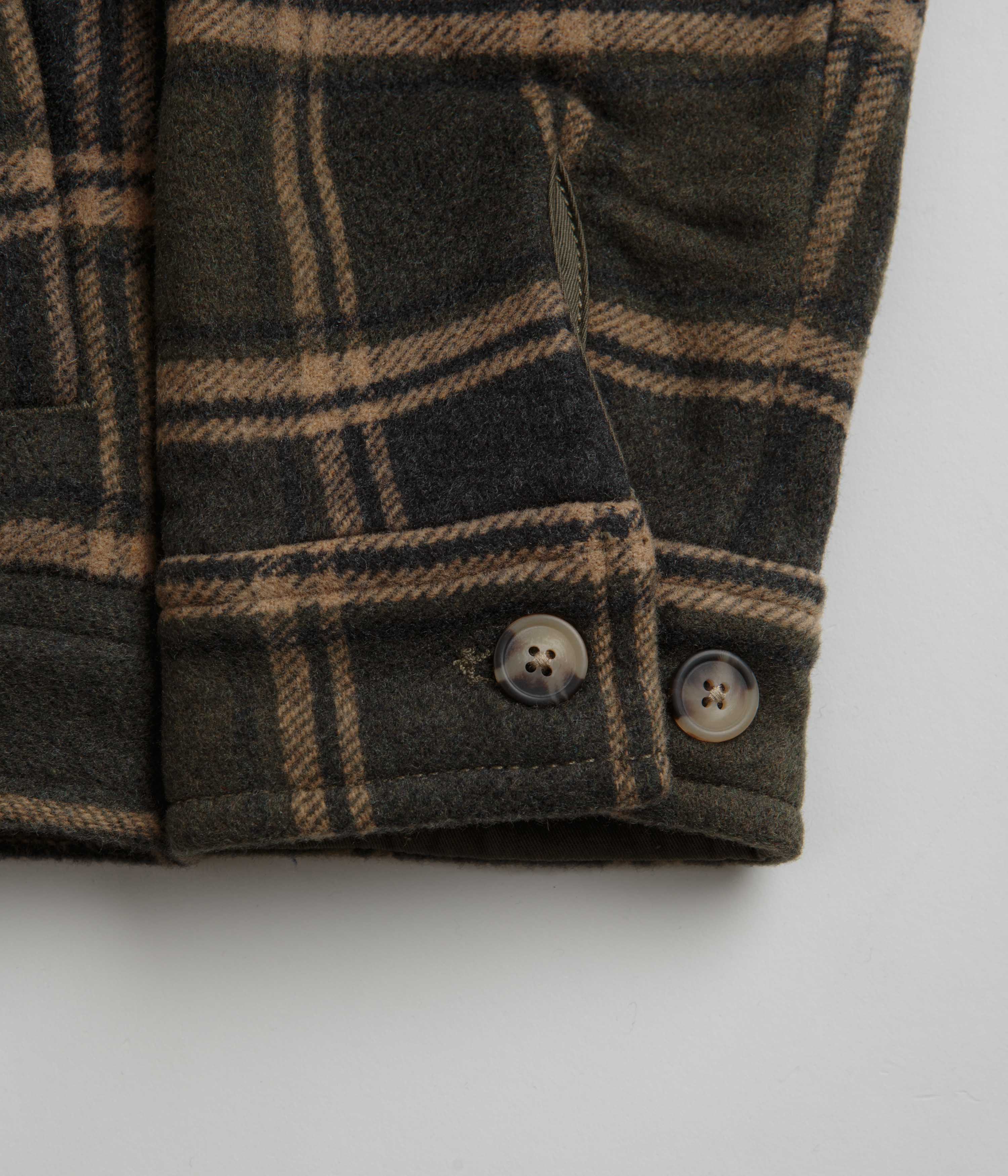 Patagonia Melton Wool Trucker Jacket - Hope: Basin Green - Image 3