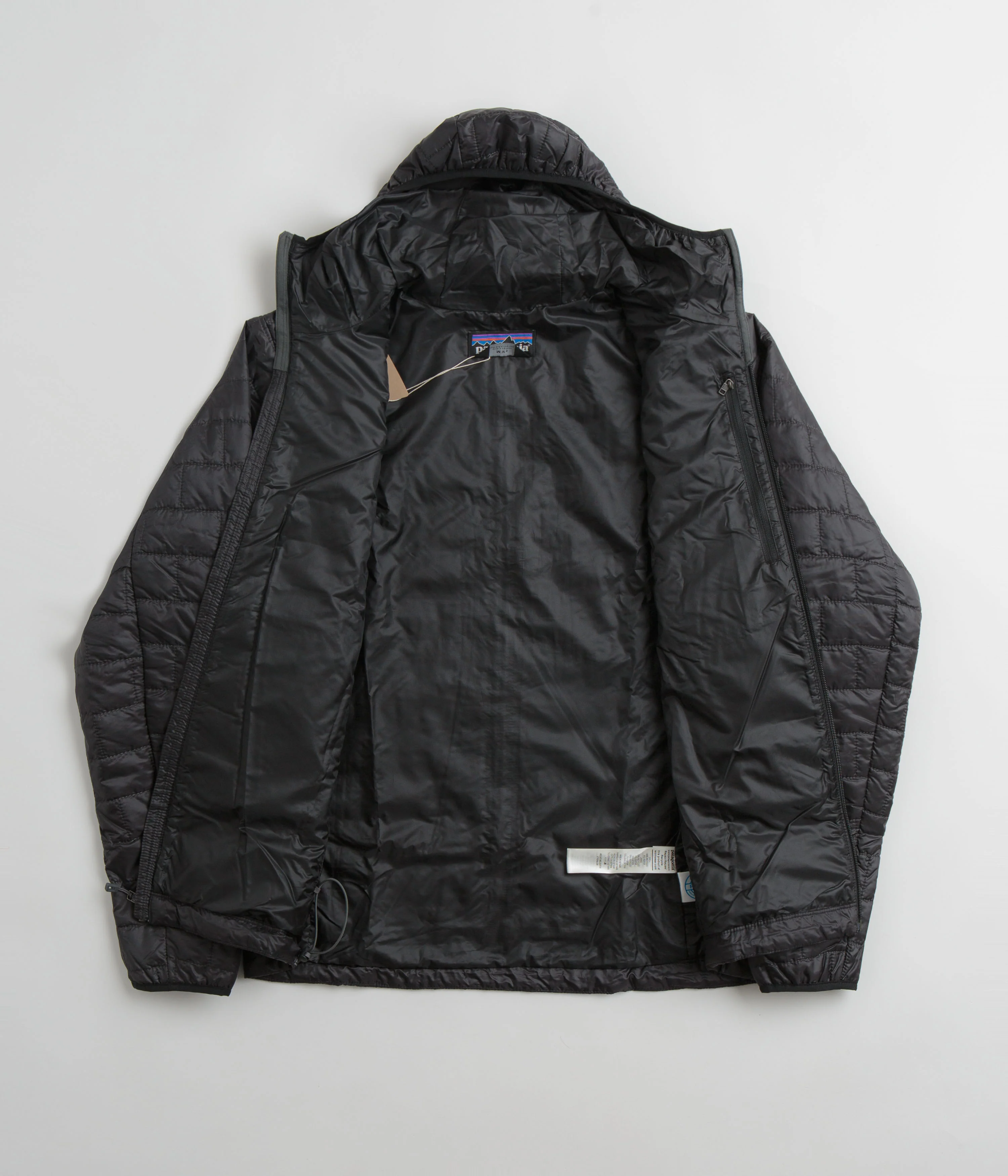 Patagonia Nano Puff Hooded Jacket - Black - Image 2