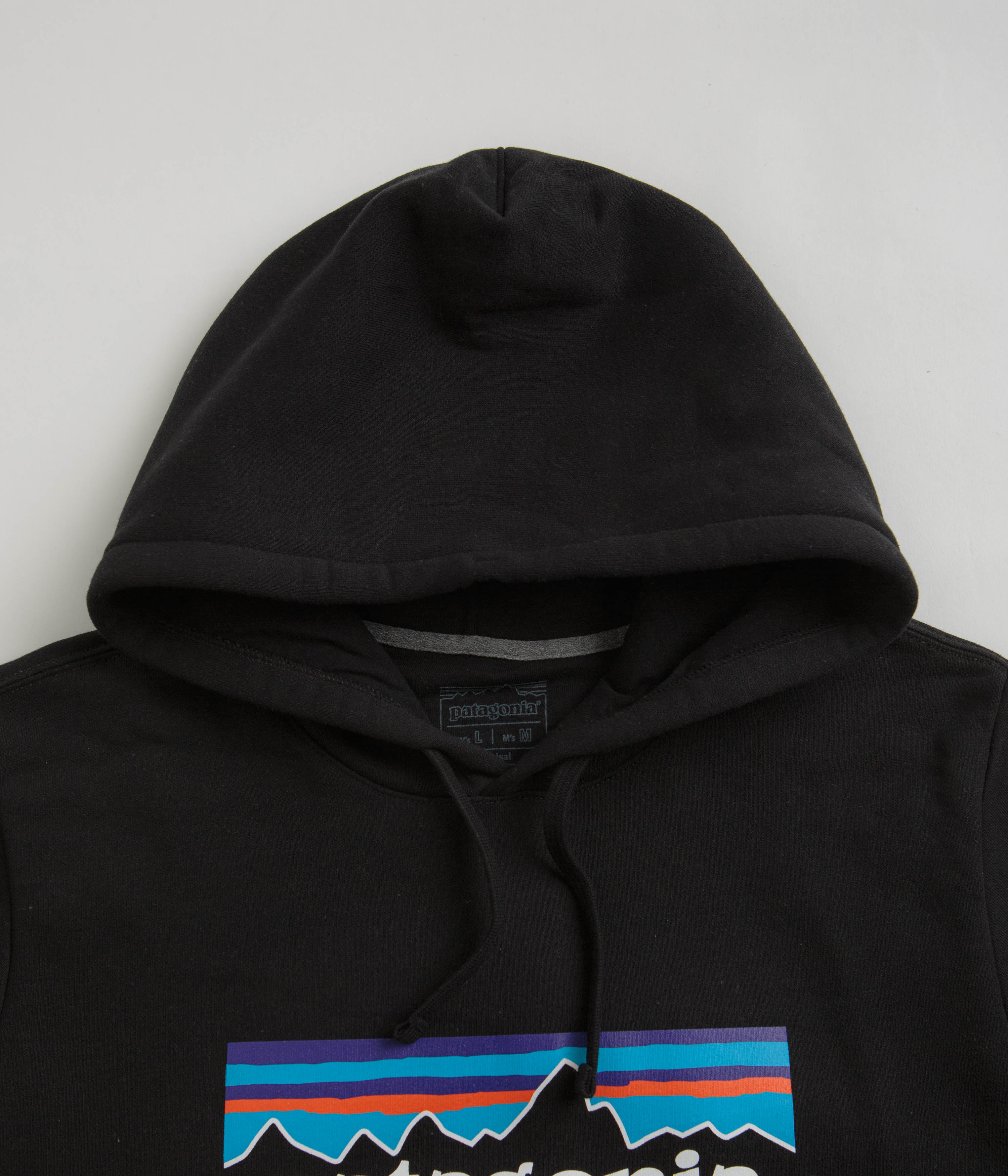 Patagonia P-6 Label Uprisal Hoodie - Black - Image 2