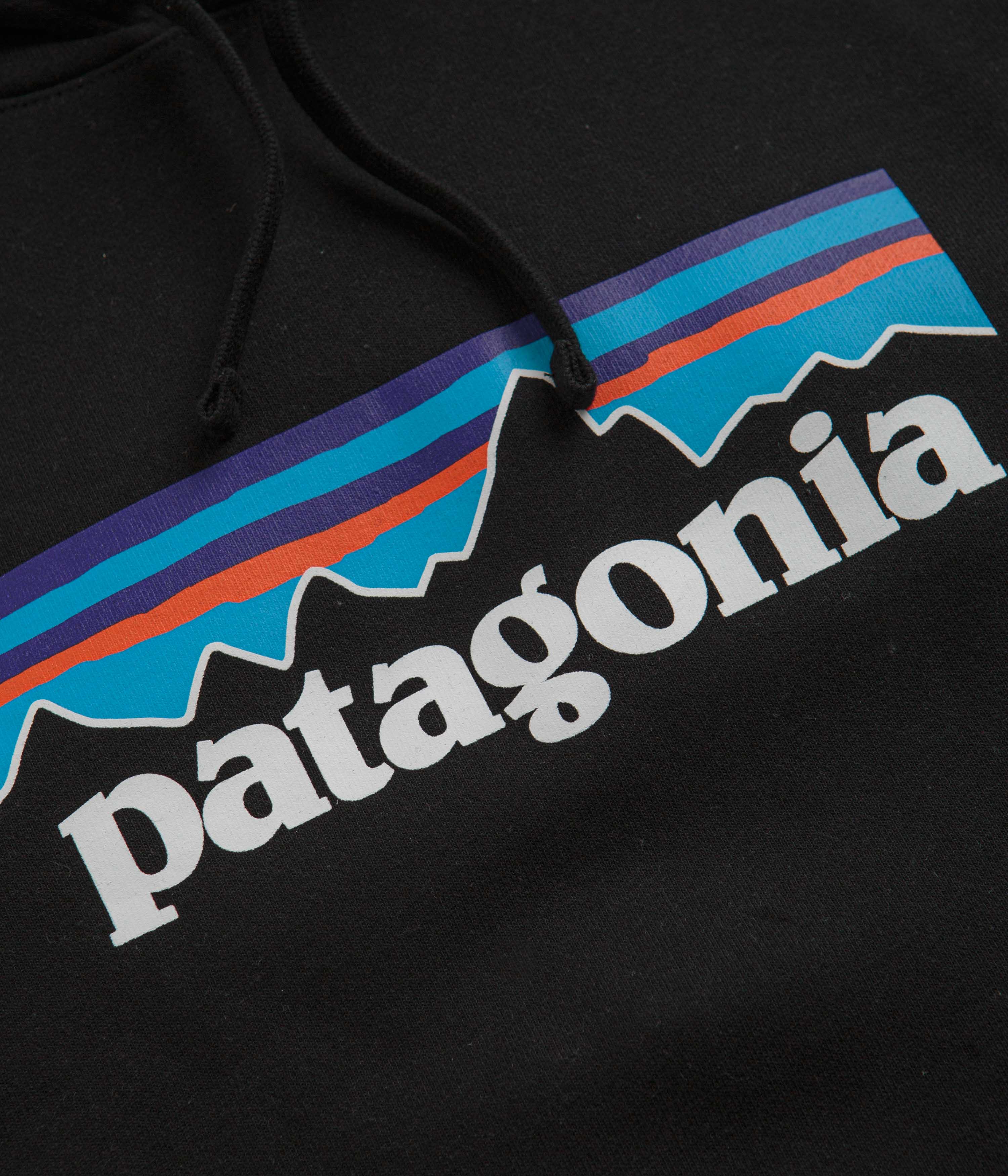 Patagonia P-6 Label Uprisal Hoodie - Black - Image 3