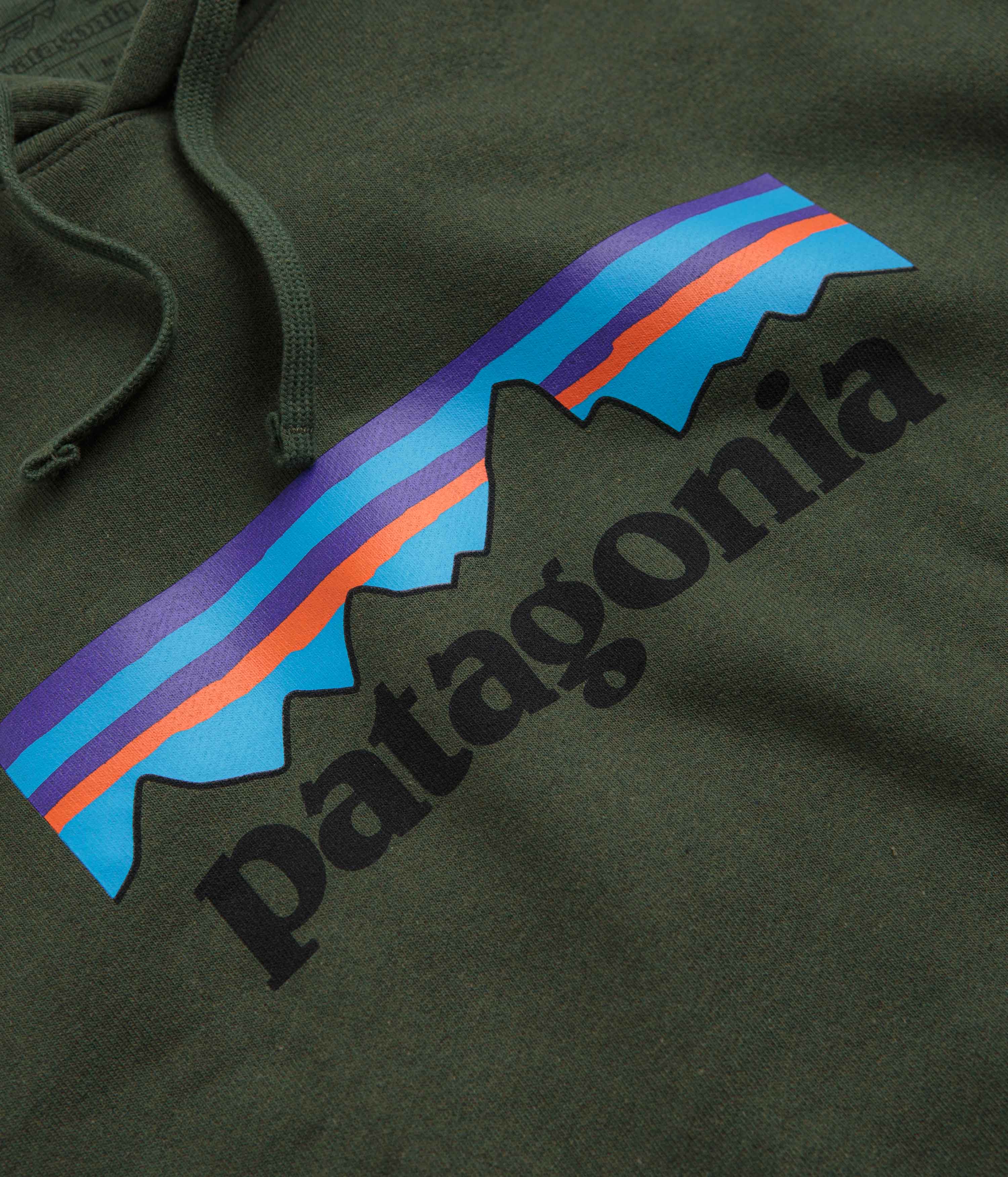 Patagonia P-6 Label Uprisal Hoodie - Torrey Pine Green - Image 3