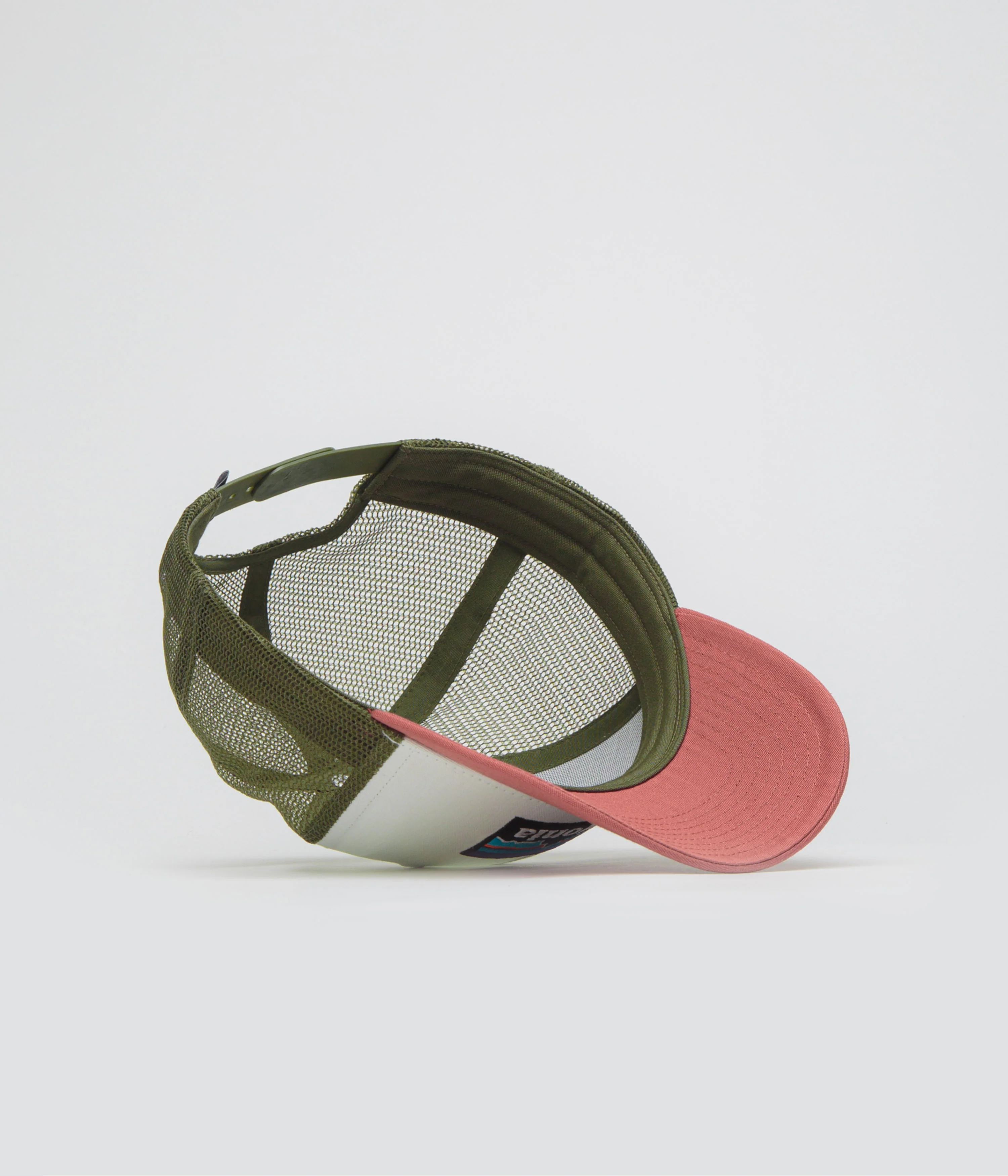 Patagonia P-6 Logo LoPro Trucker Cap - Birch White - Image 4