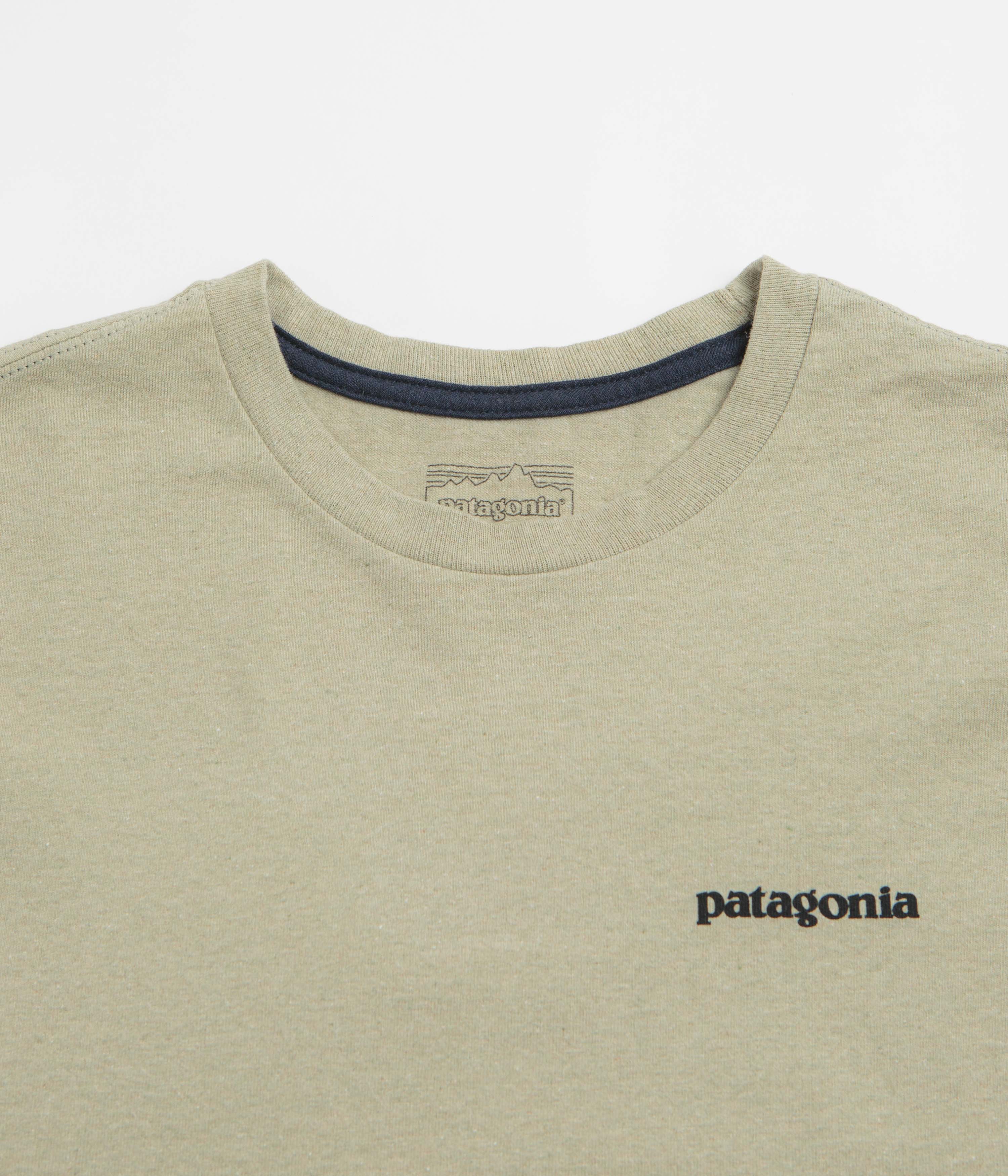 Patagonia P-6 Logo Responsibili-Tee Long Sleeve T-Shirt - P-6 Outline: Gumtree Green - Image 3