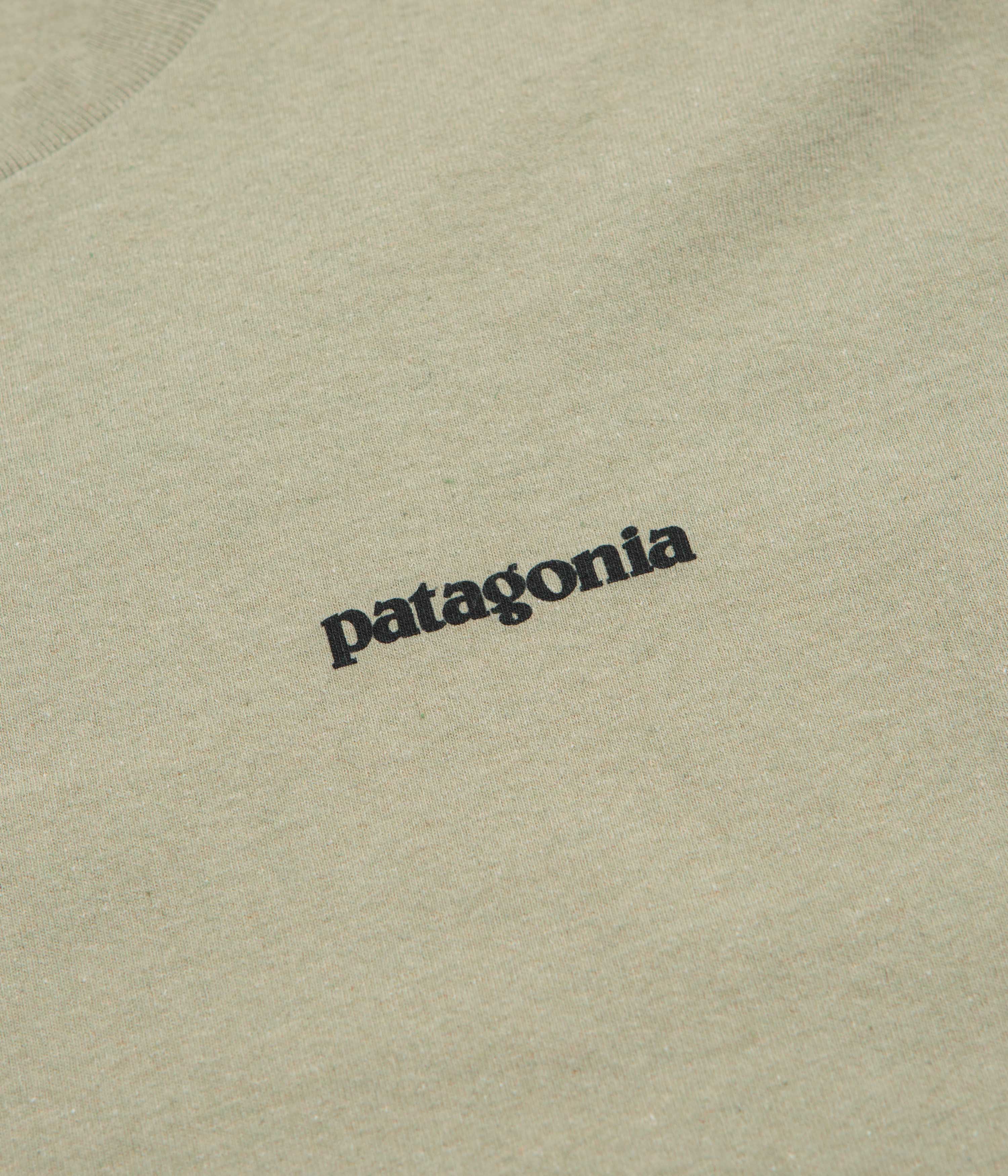 Patagonia P-6 Logo Responsibili-Tee Long Sleeve T-Shirt - P-6 Outline: Gumtree Green - Image 4
