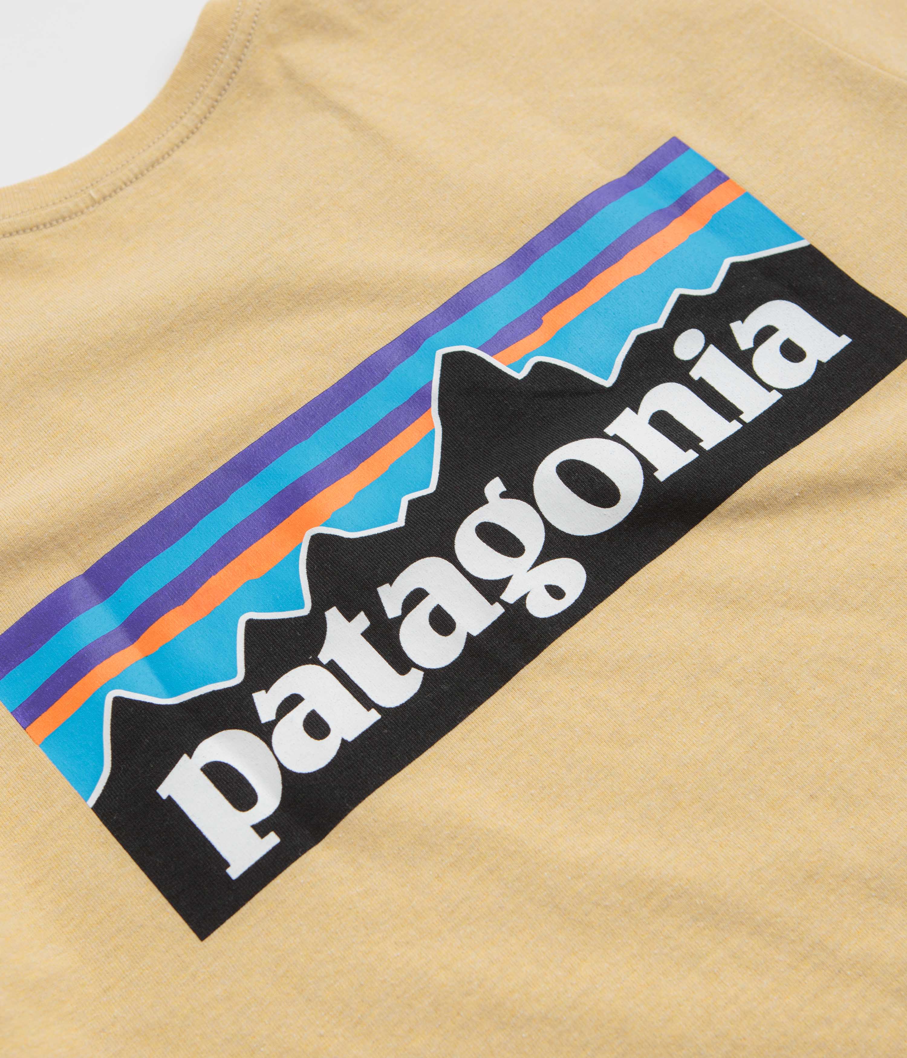 Patagonia P-6 Logo Responsibili-Tee T-Shirt - Beeswax Tan - Image 5