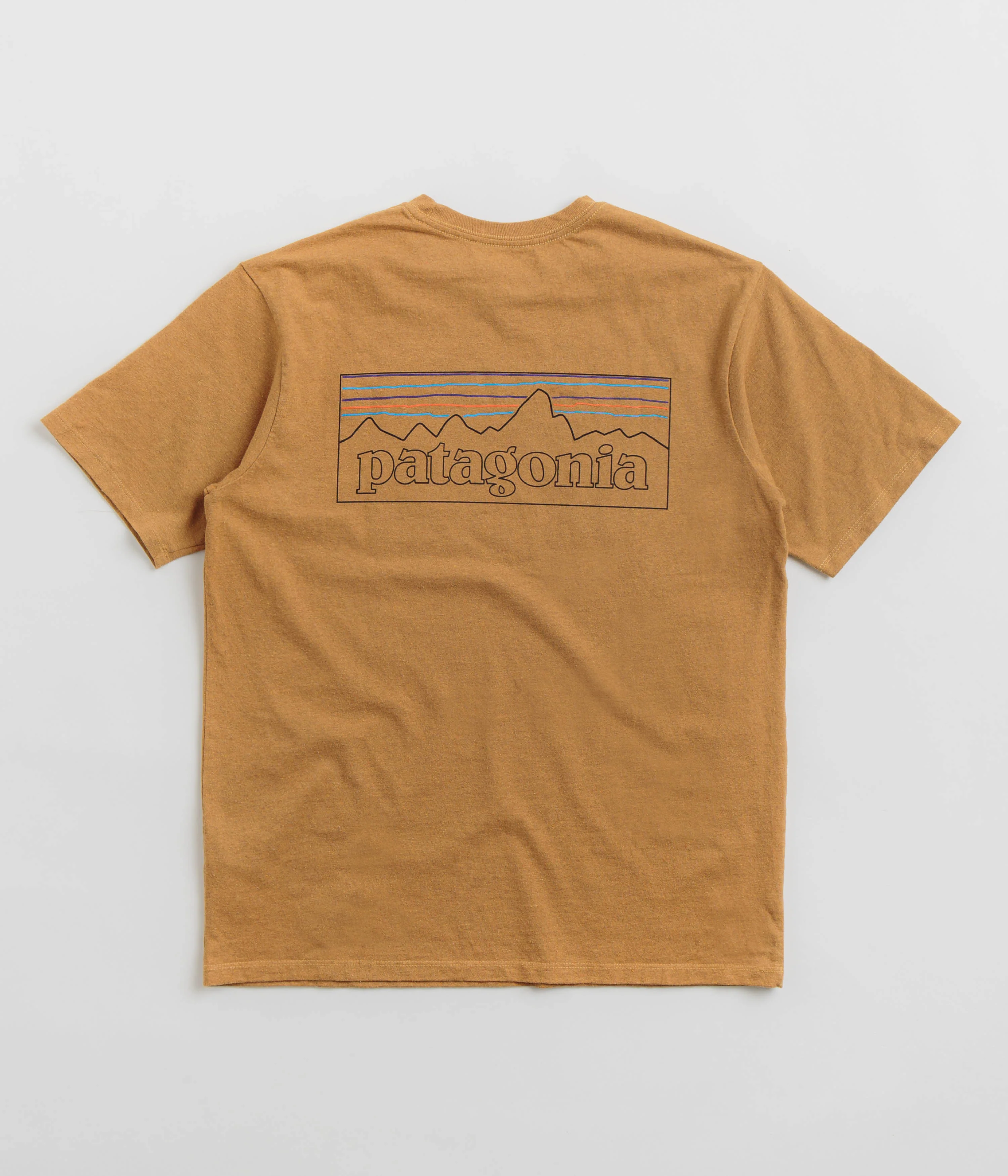 Patagonia P-6 Logo Responsibili-Tee T-Shirt - P-6 Outline: Golden Caramel