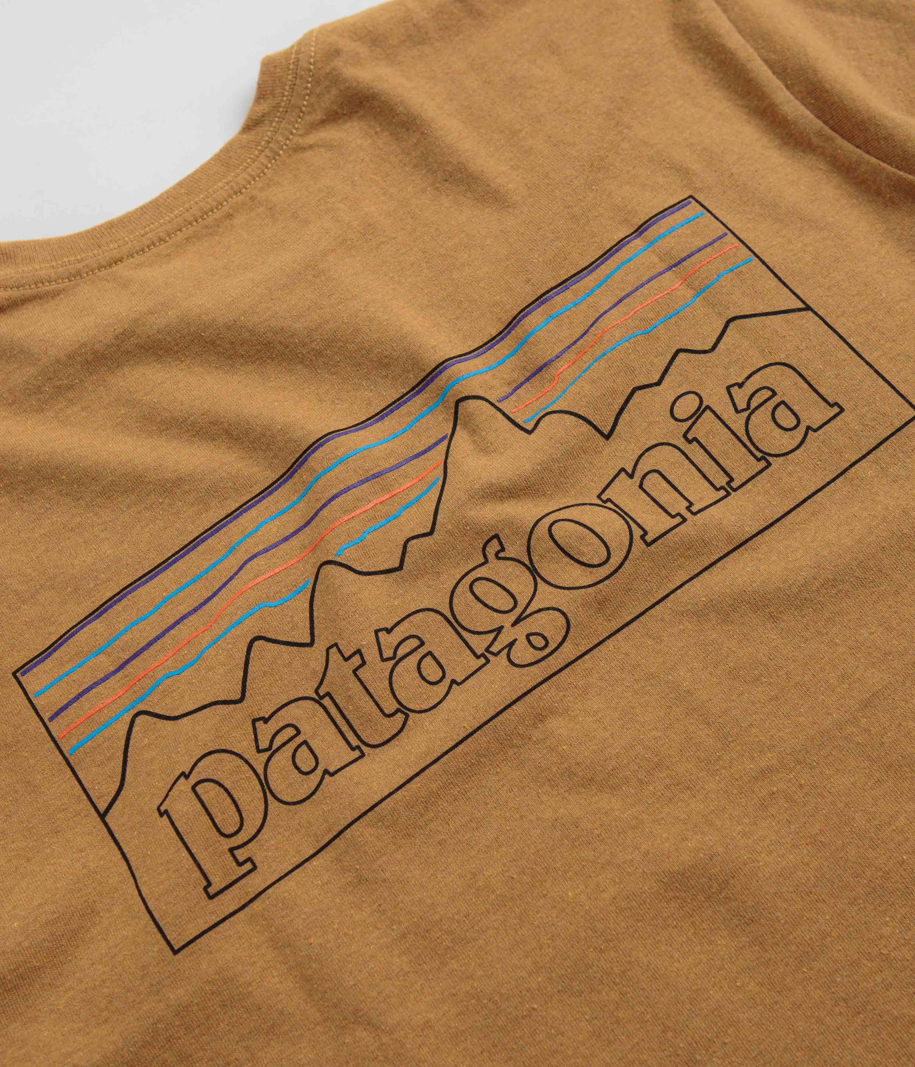 Patagonia P-6 Logo Responsibili-Tee T-Shirt - P-6 Outline: Golden Caramel - Image 5