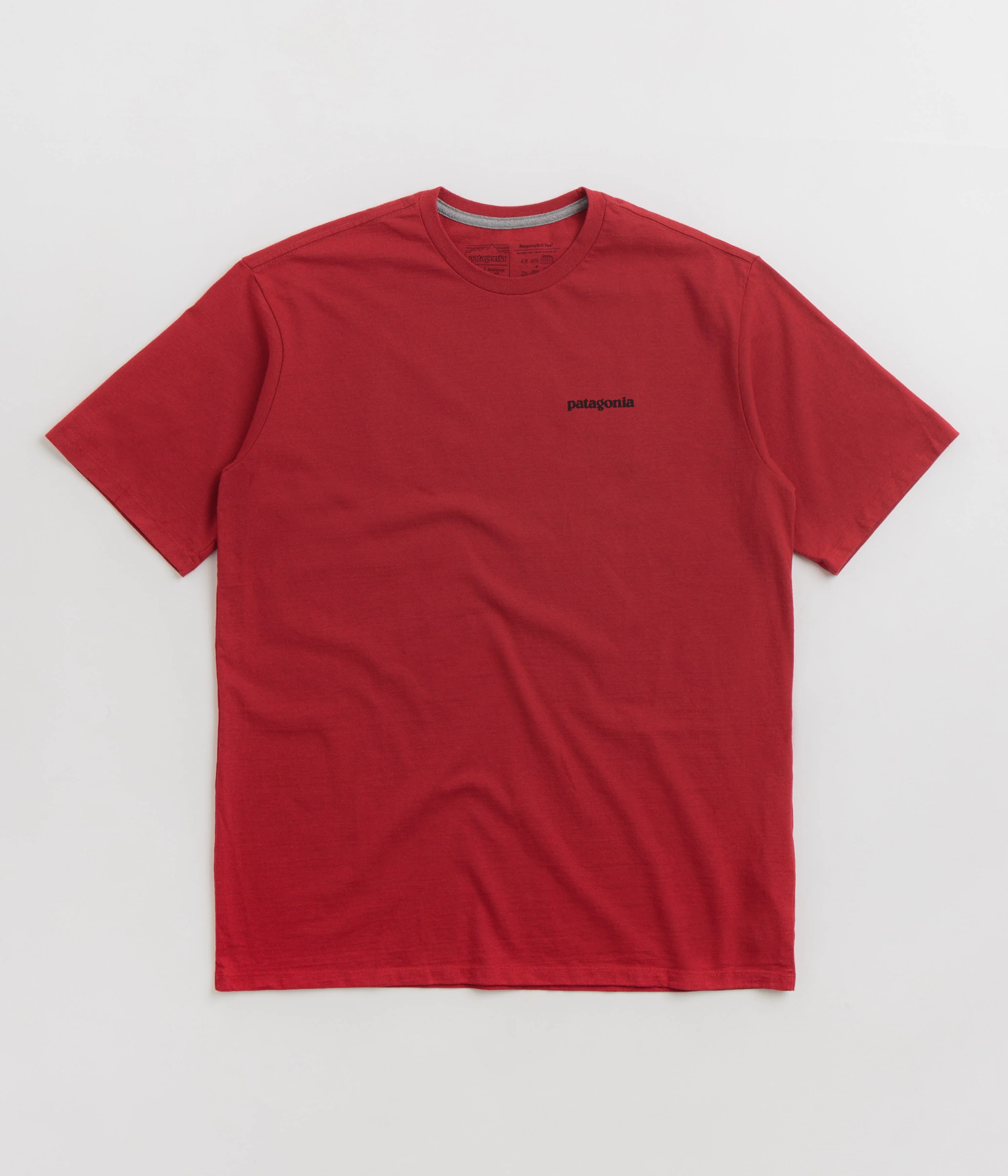 Patagonia P-6 Logo Responsibili-Tee T-Shirt - Touring Red - Image 2