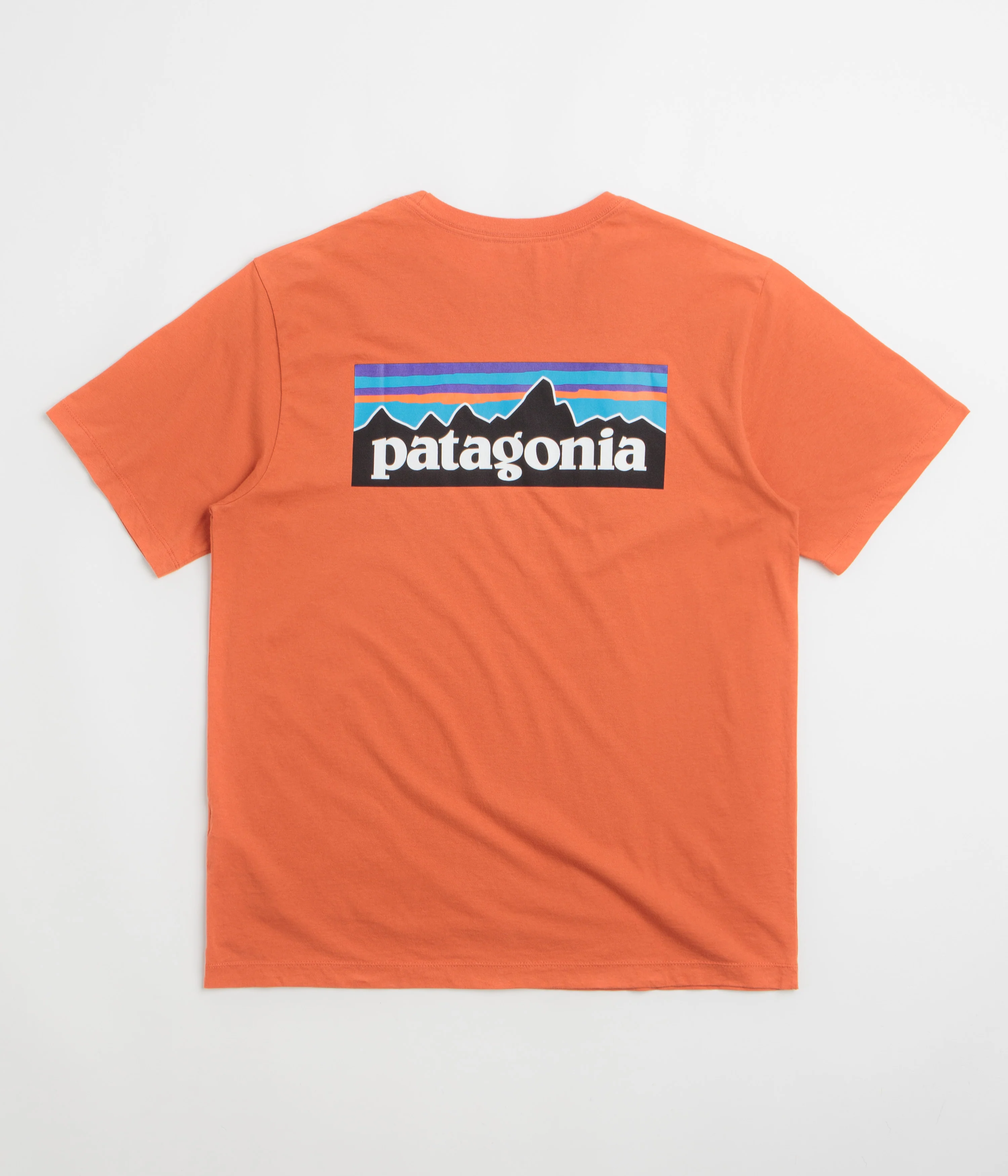 Patagonia P-6 Logo T-Shirt - Coal Orange