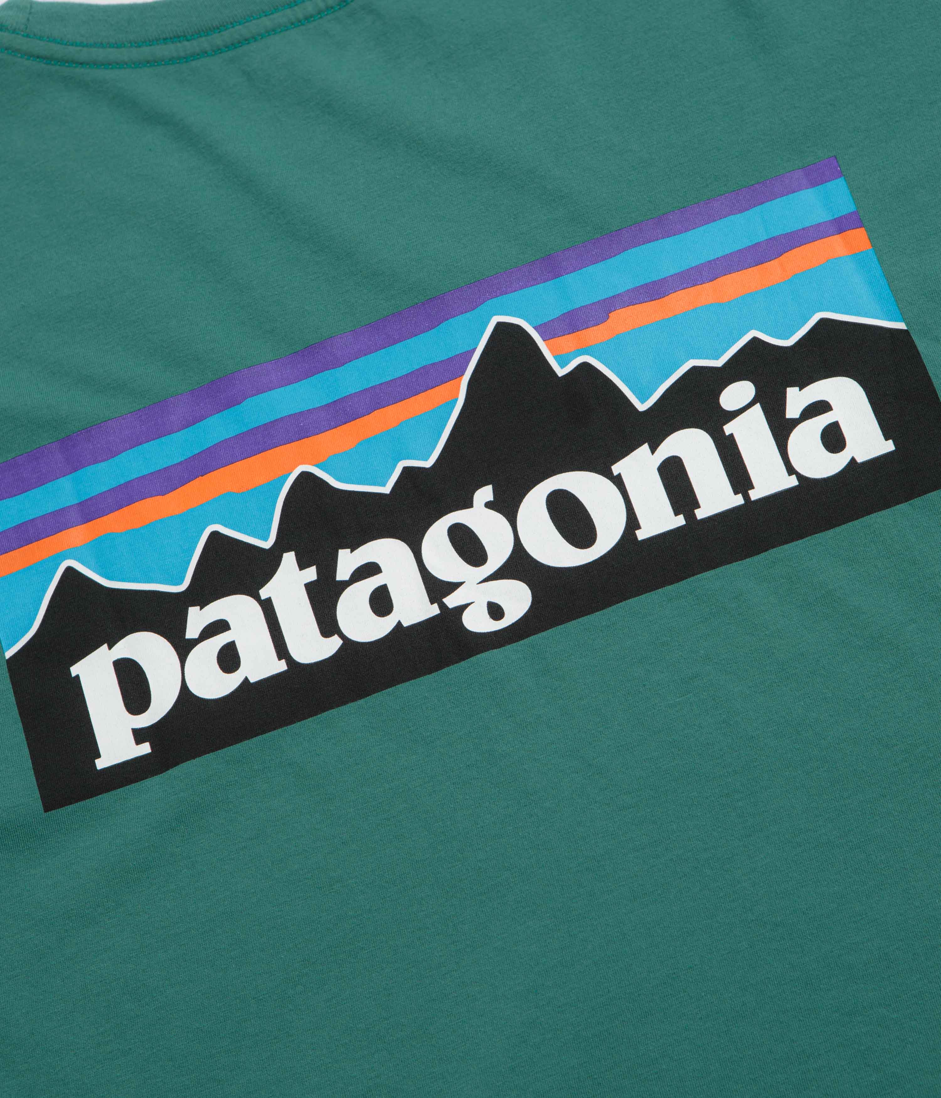 Patagonia P-6 Logo T-Shirt - Gem Green - Image 5