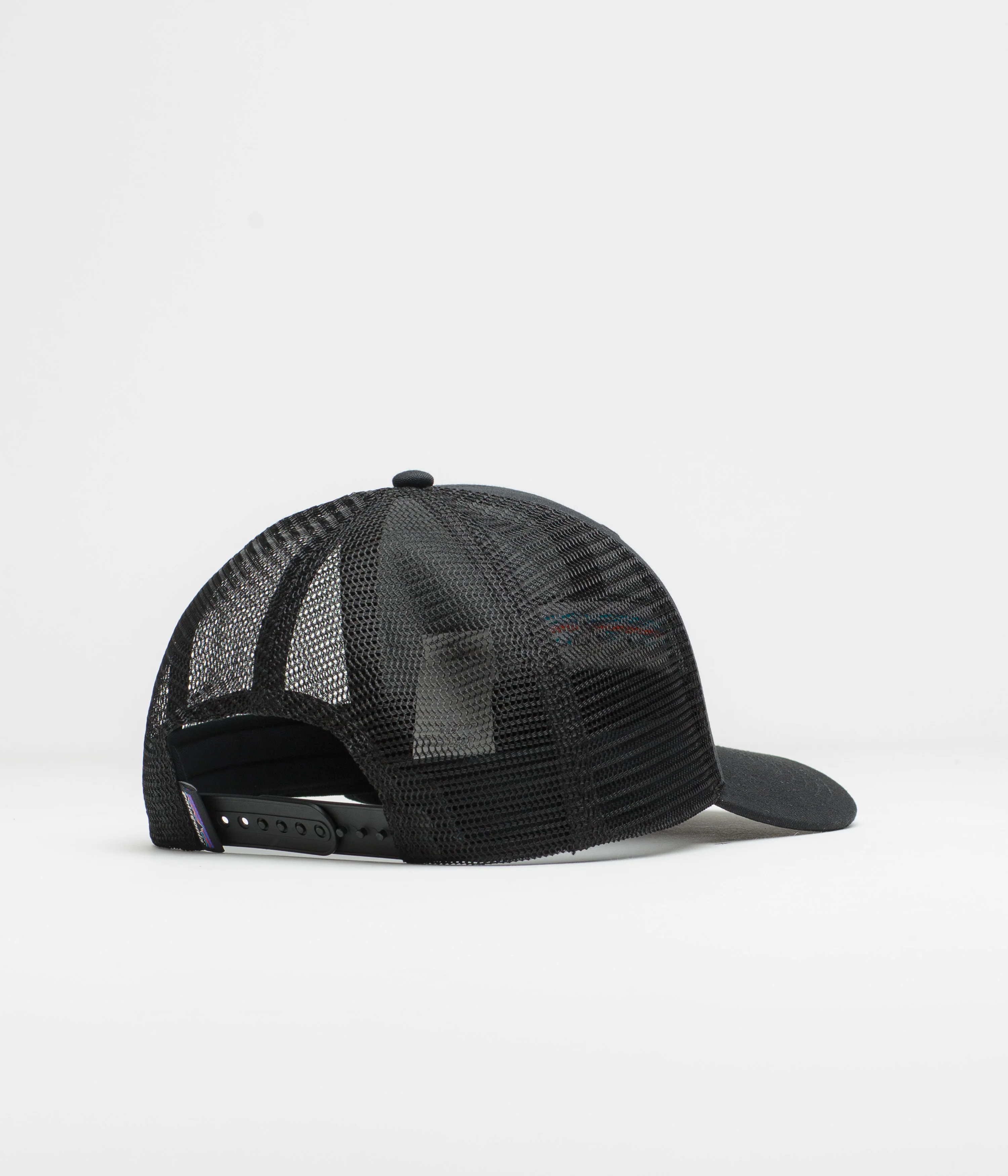 Patagonia P-6 Logo Trucker Cap - Black - Image 3