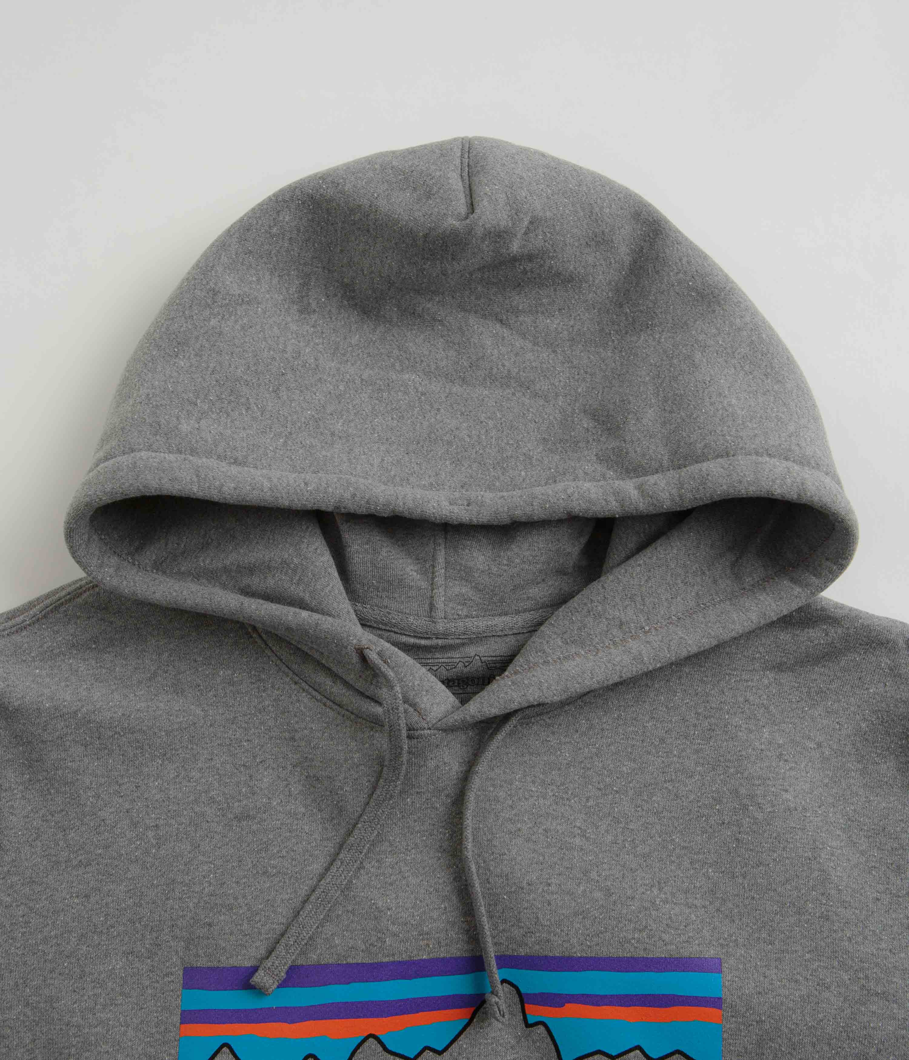 Patagonia P-6 Logo Uprisal Hoodie - Gravel Heather - Image 2