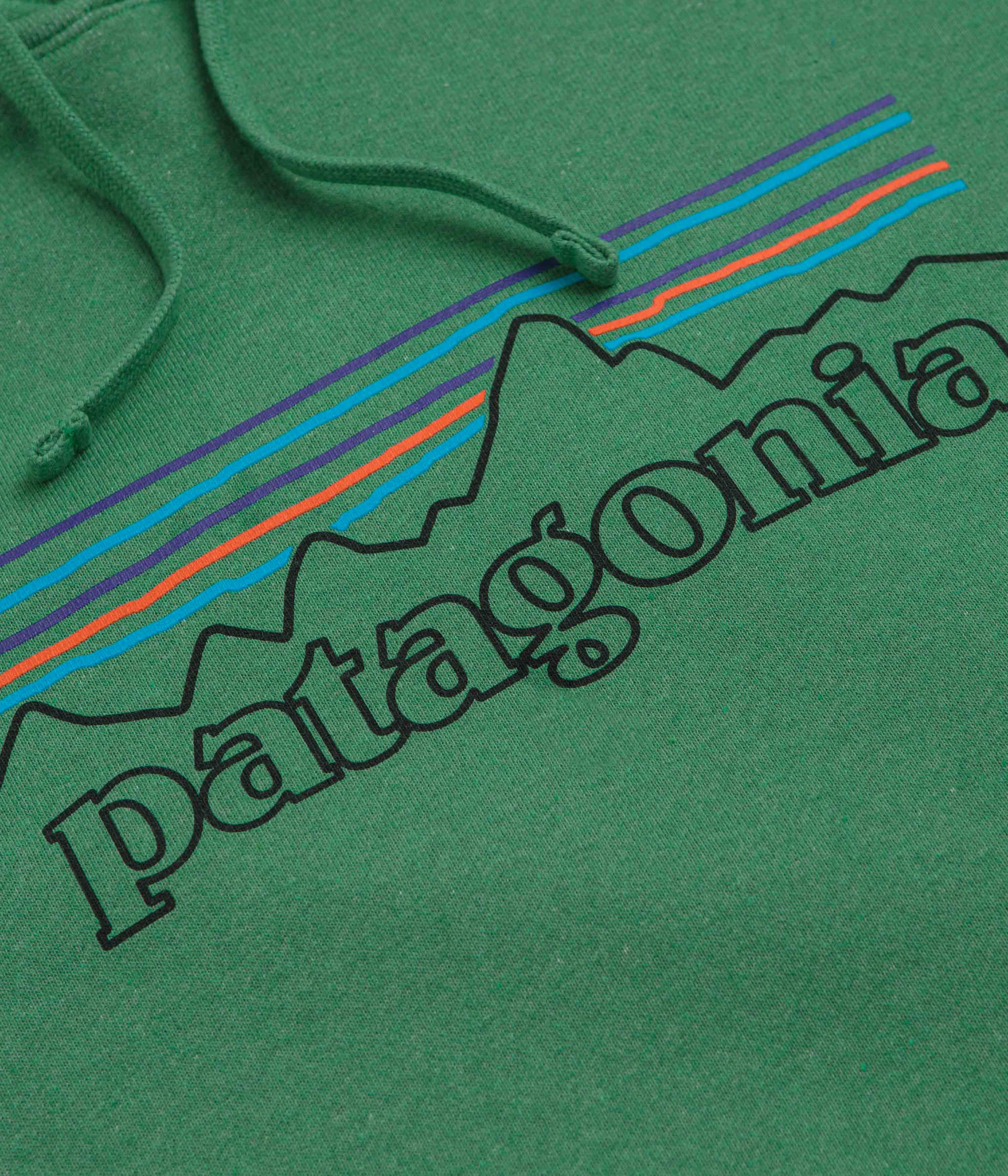 Patagonia P-6 Logo Uprisal Hoodie - P-6 Outline: Heartleaf Green - Image 4