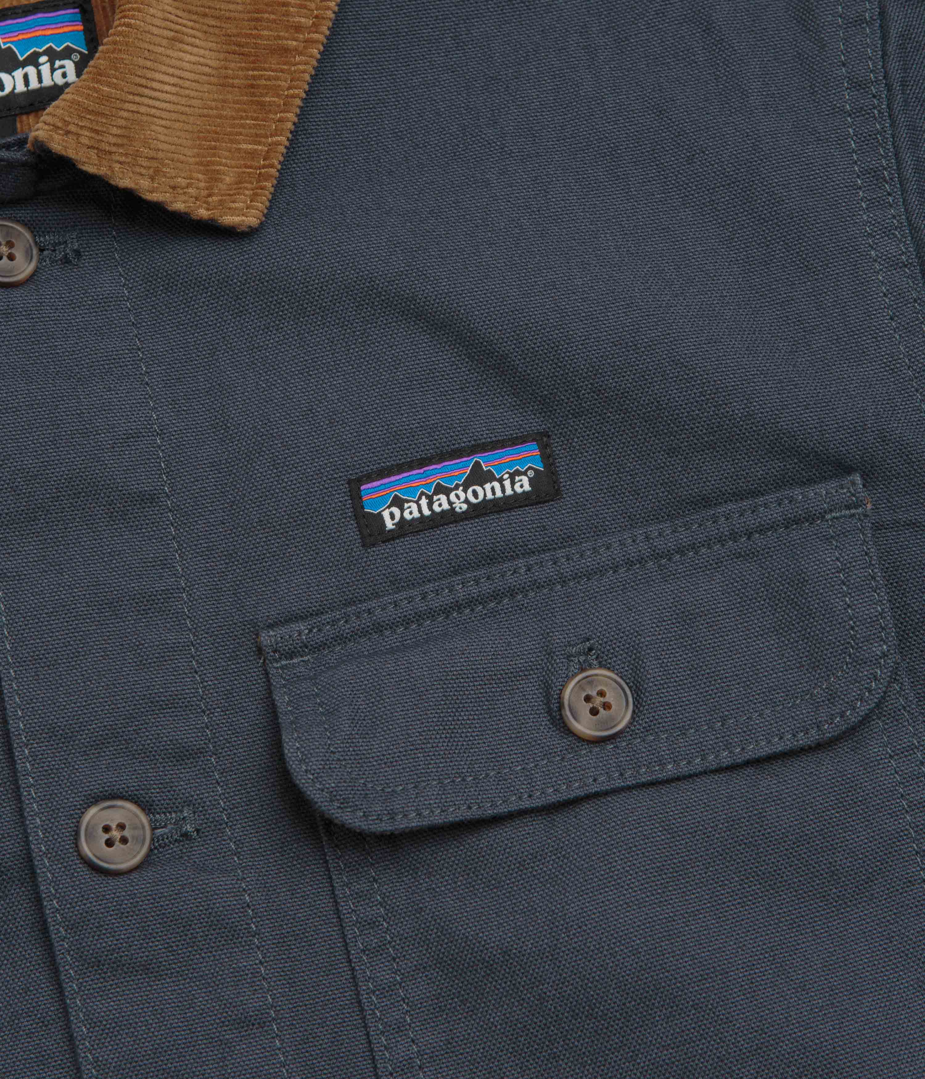 Patagonia Point Reyes Canvas Jacket - Smolder Blue - Image 4