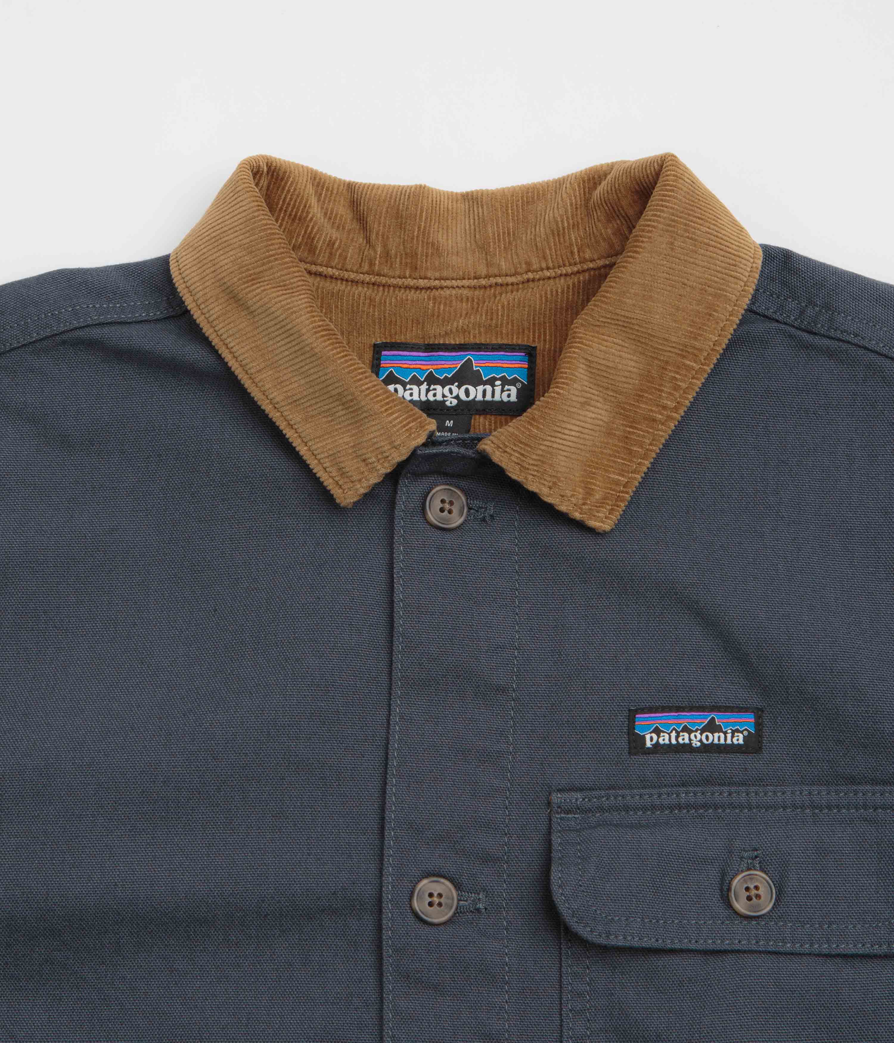 Patagonia Point Reyes Canvas Jacket - Smolder Blue - Image 5