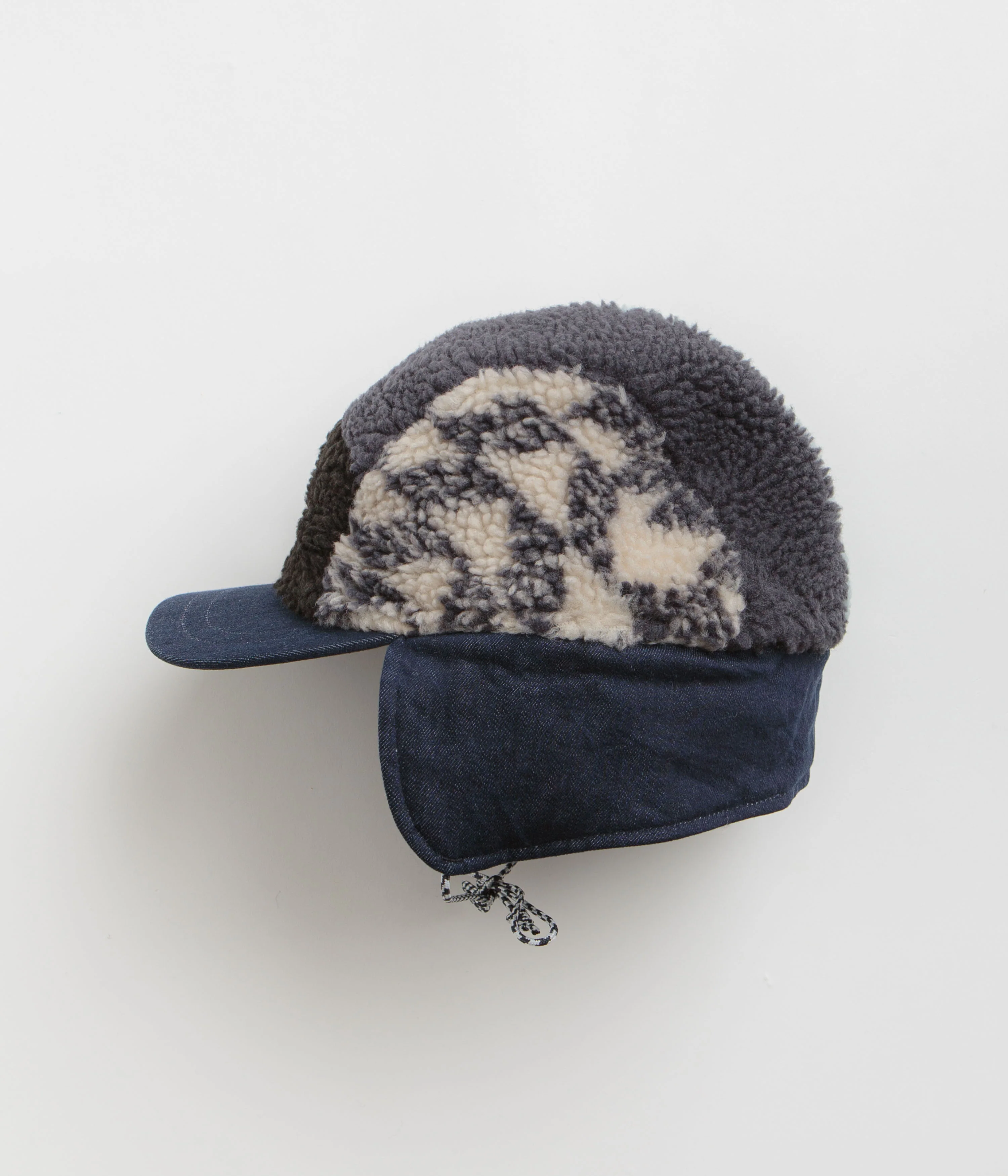 Patagonia Range Earflap Cap - Synched Flight Small: Natural - Image 5