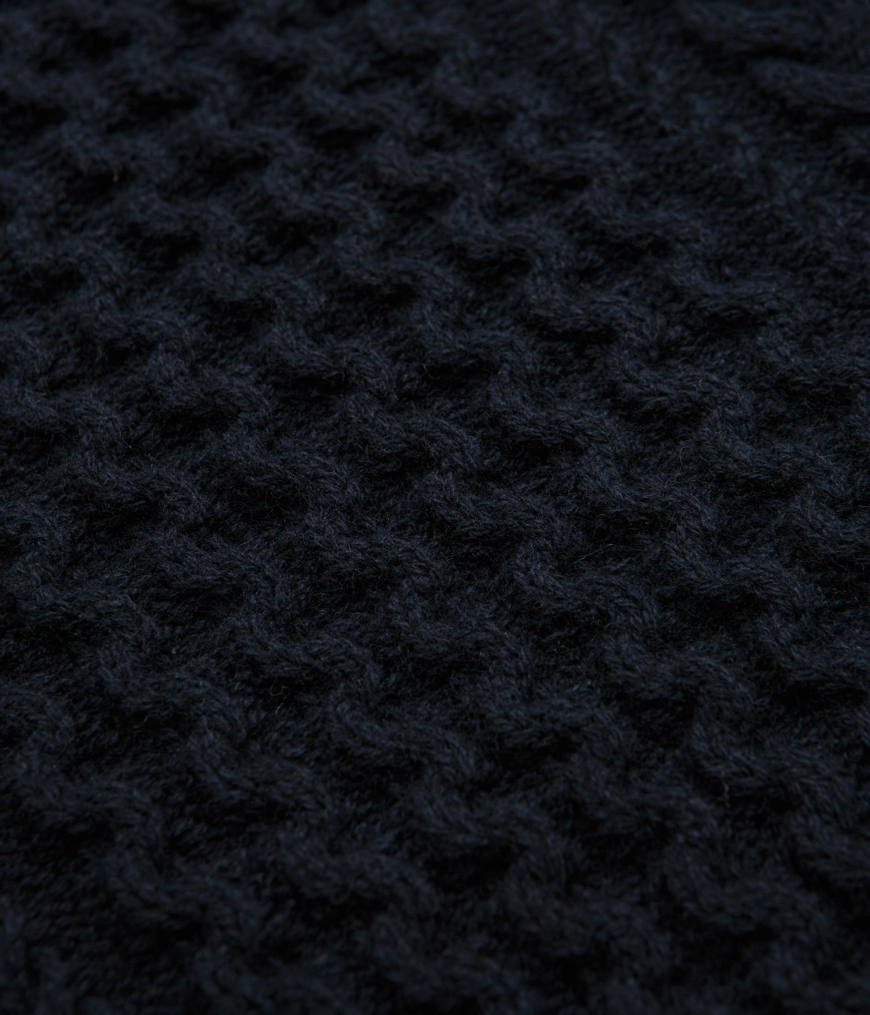 Patagonia Recycled Cable Knit Crewneck Sweatshirt - New Navy - Image 3