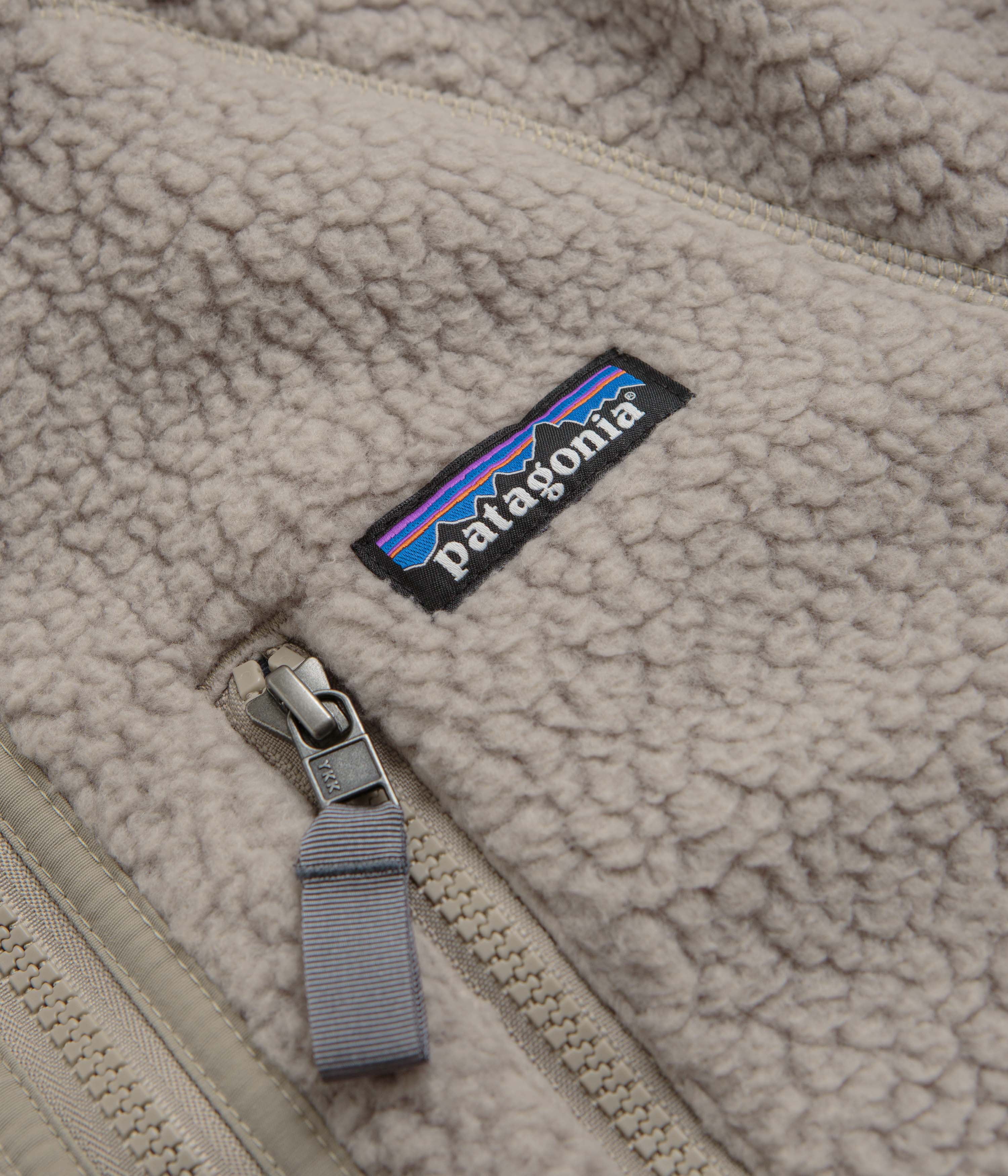 Patagonia Retro Pile Fleece Jacket - Seabird Grey - Image 4