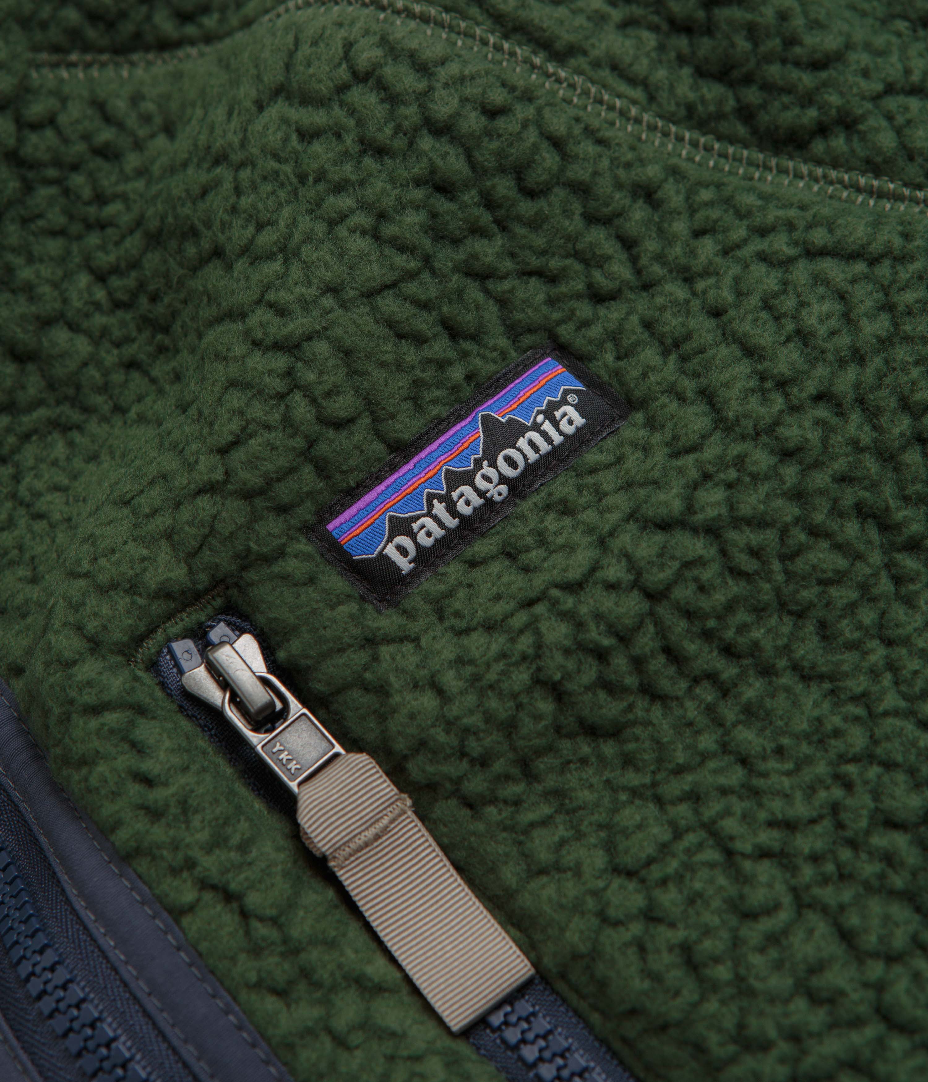 Patagonia Retro Pile Fleece Jacket - Torrey Pine Green - Image 4
