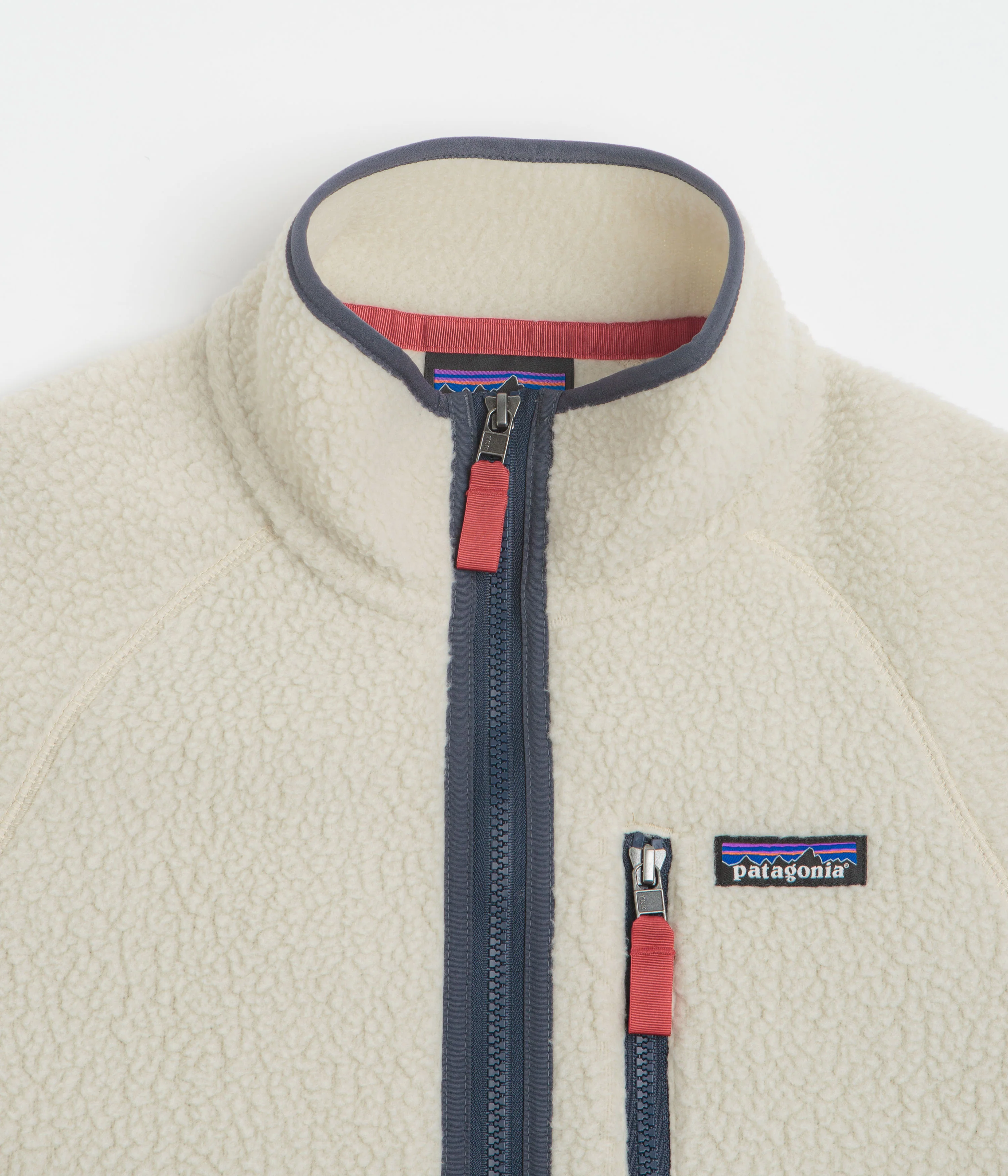 Patagonia Retro Pile Fleece - Pelican / Smolder Blue - Image 4
