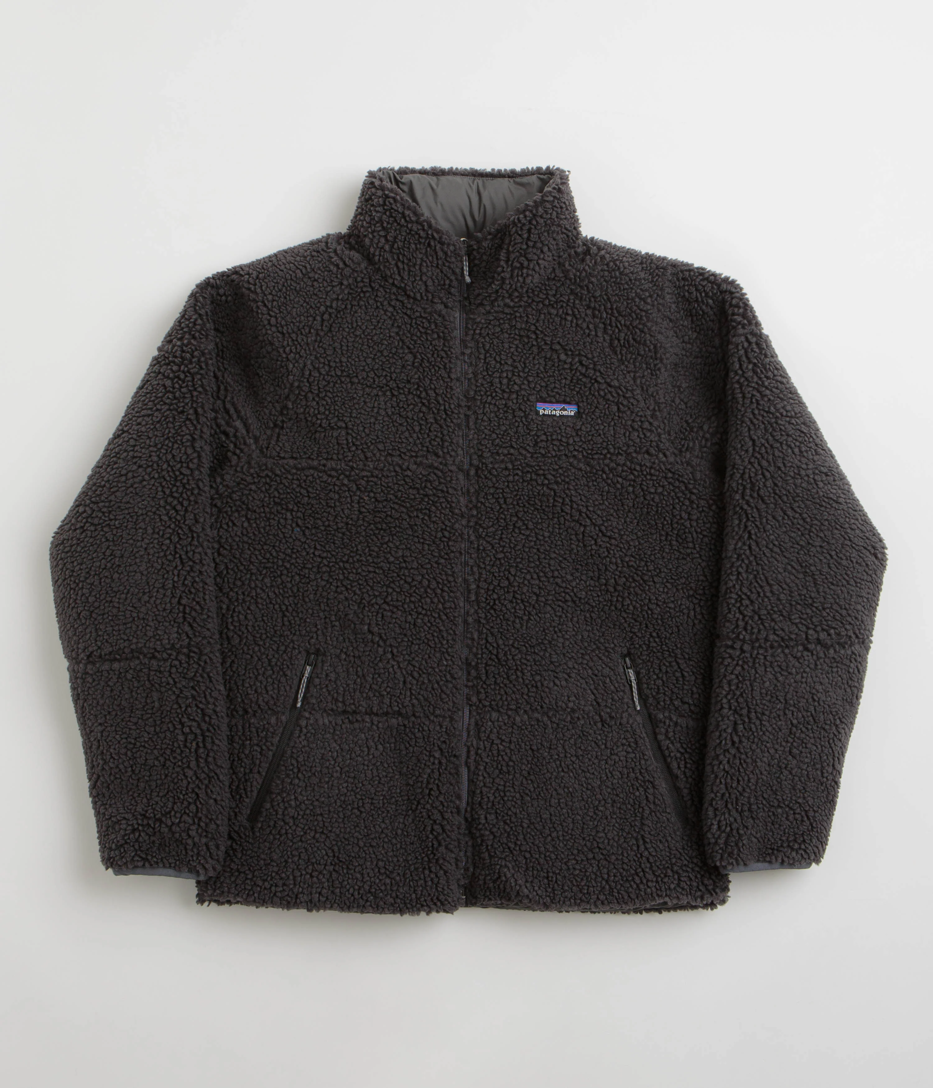 Patagonia Reversible Silent Down Jacket - Forge Grey - Image 2