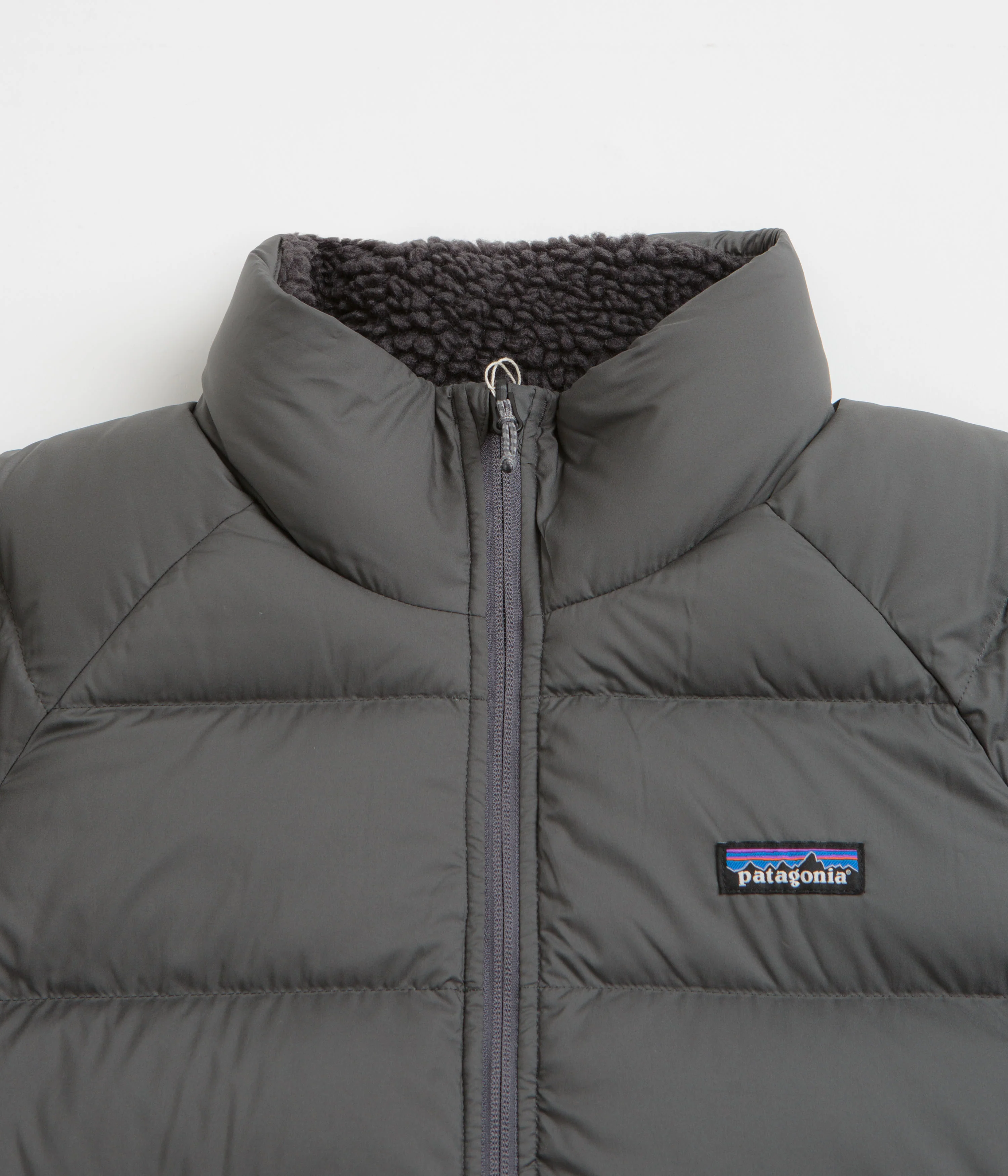 Patagonia Reversible Silent Down Jacket - Forge Grey - Image 3