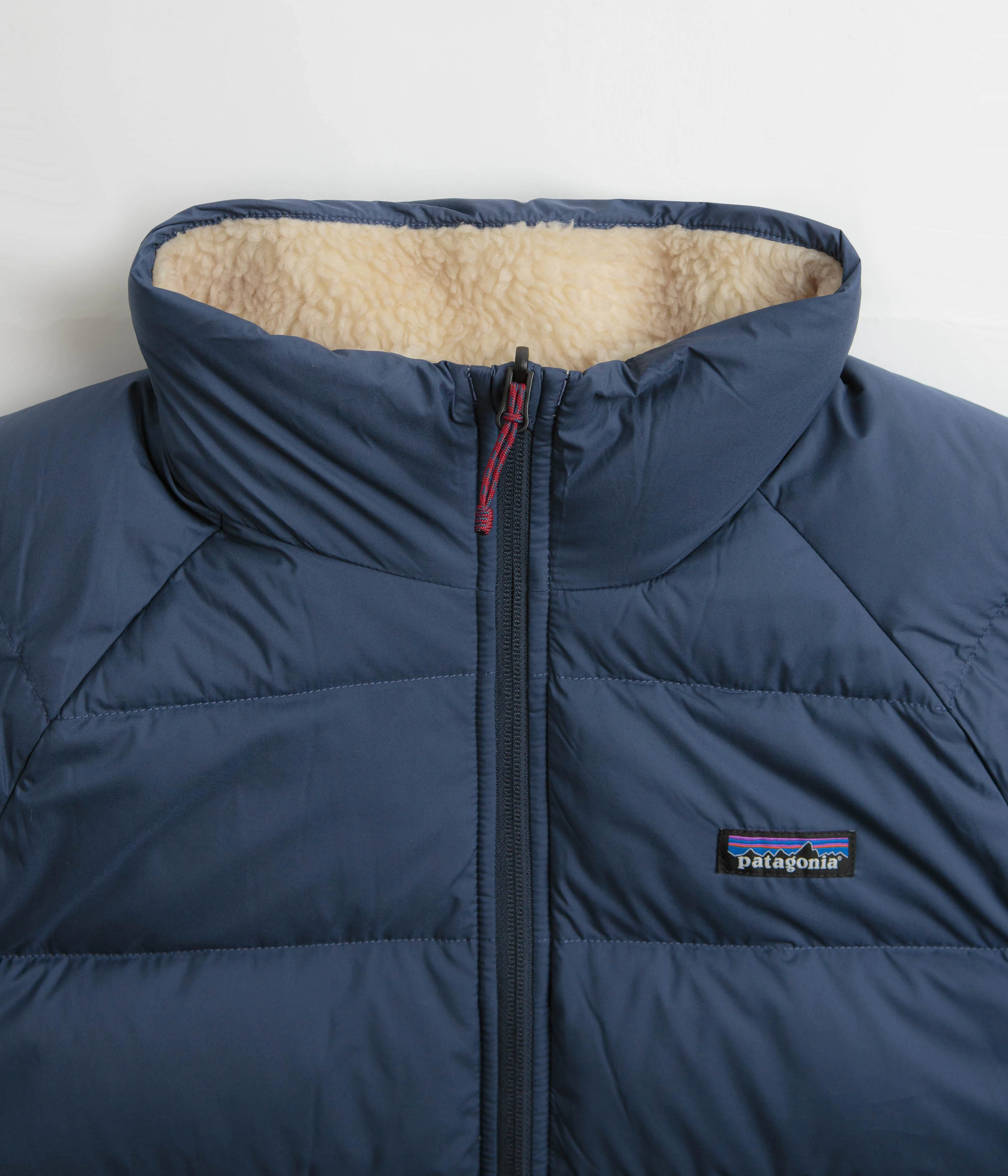Patagonia Reversible Silent Down Jacket - New Navy - Image 5